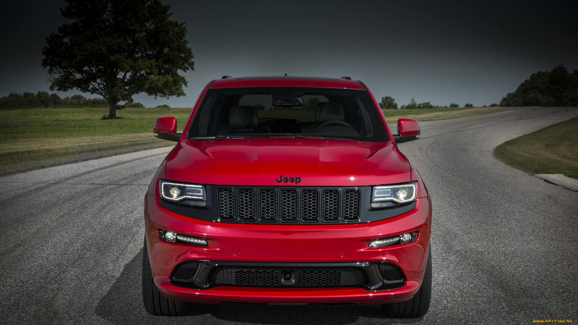 автомобили, jeep, красный, 2015г, red, vapor, srt, cherokee, grand, wk2
