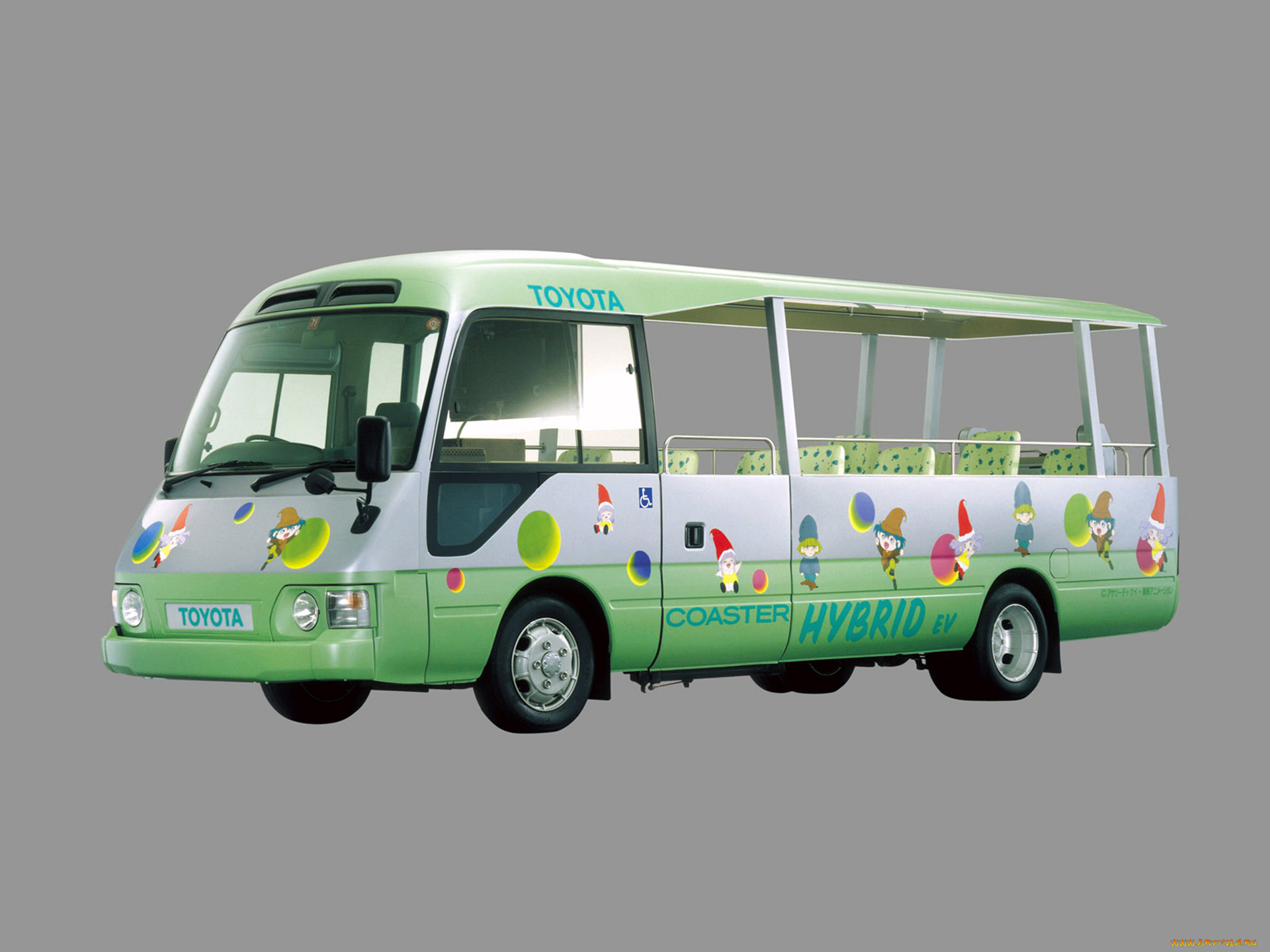 toyota, coaster, concept, 2000, автомобили, toyota, 2000, concept, coaster