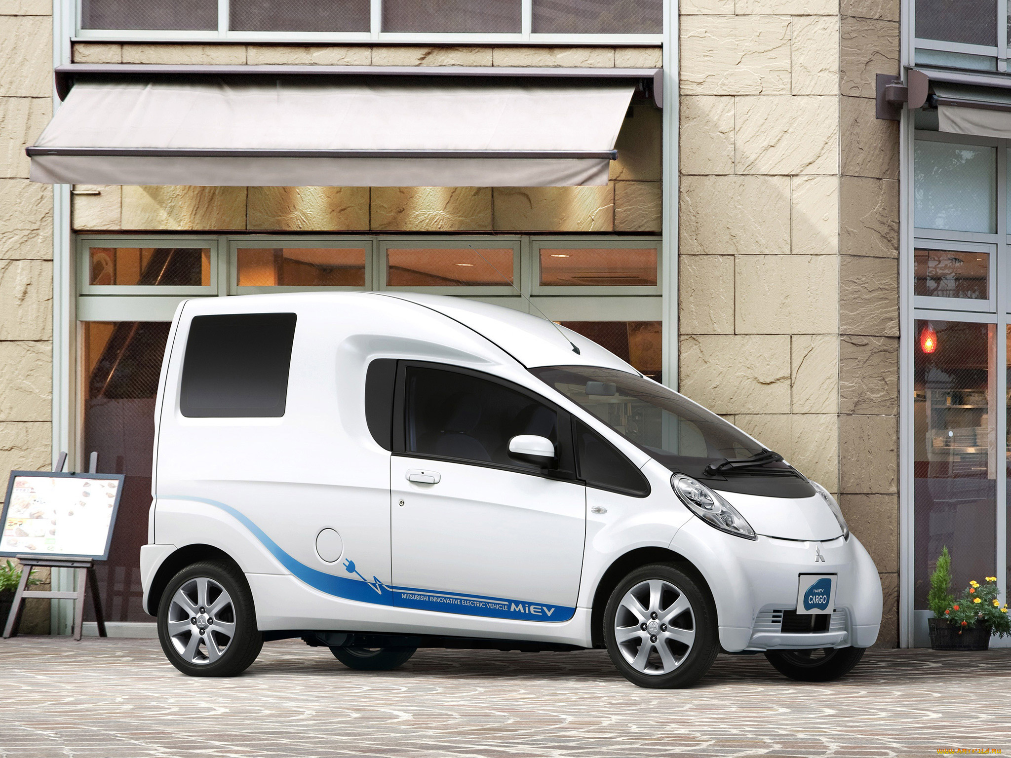 mitsubishi, i-miev, cargo, concept, 2009, автомобили, mitsubishi, i-miev, cargo, concept, 2009