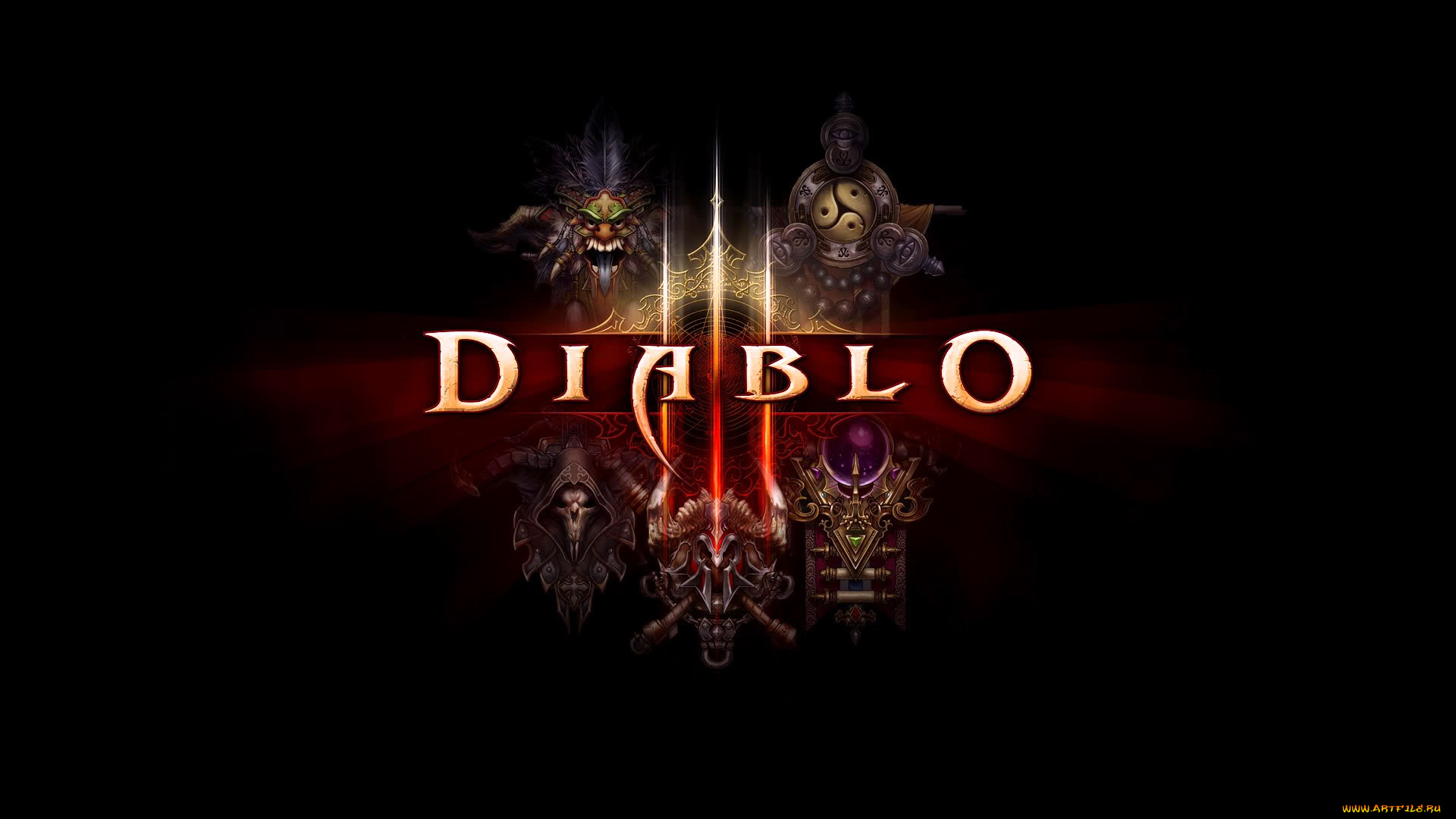 видео, игры, diablo, iii, название, знаки