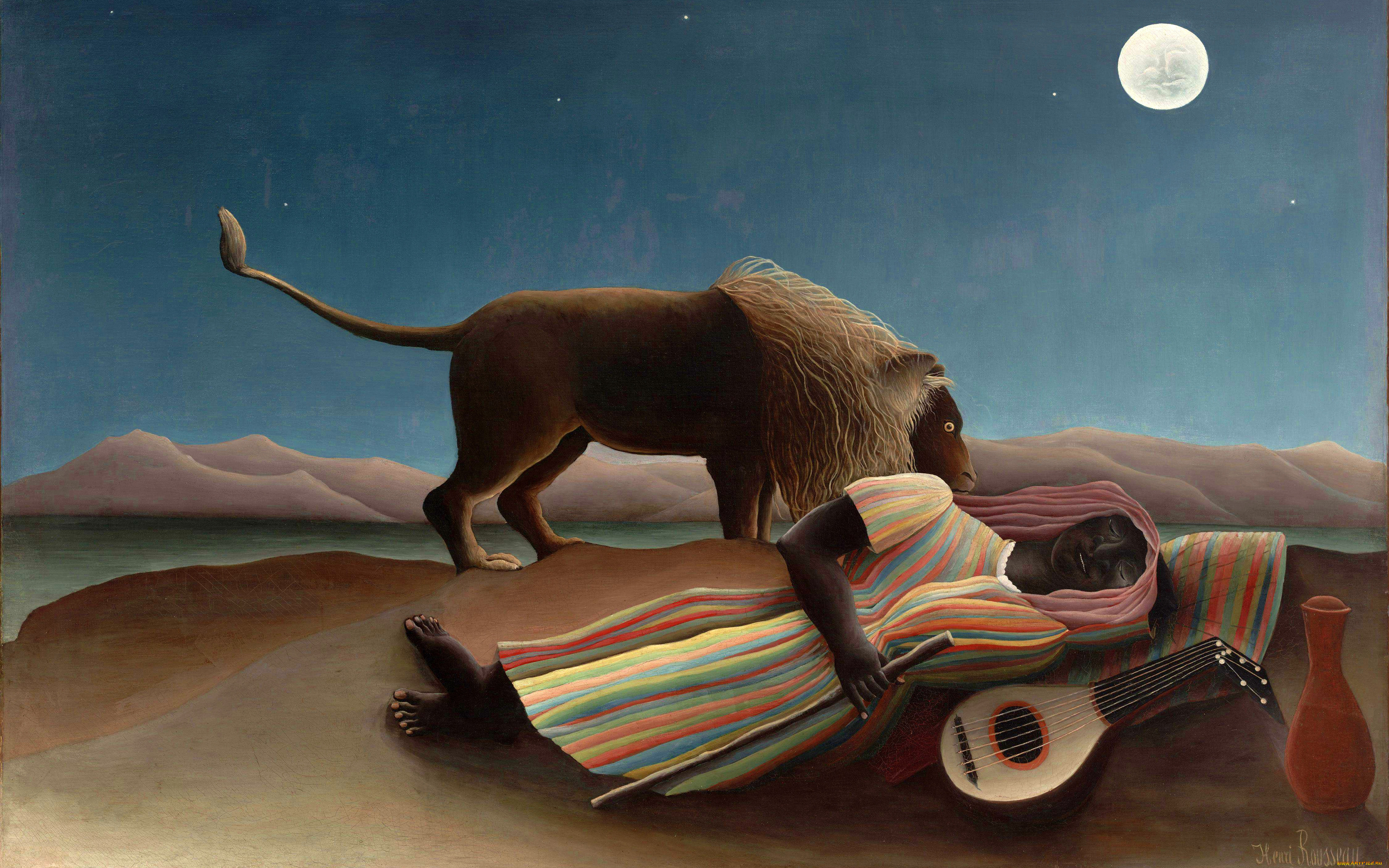 295713, рисованное, живопись, henri, rousseau