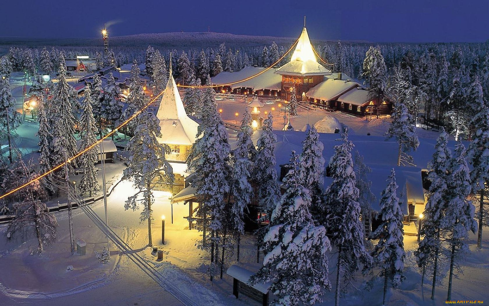 korvatunturi, finland, деревня, санта, клауса, города, пейзажи, lapland, лапландия, йоулупукки, корватунтури, финляндия