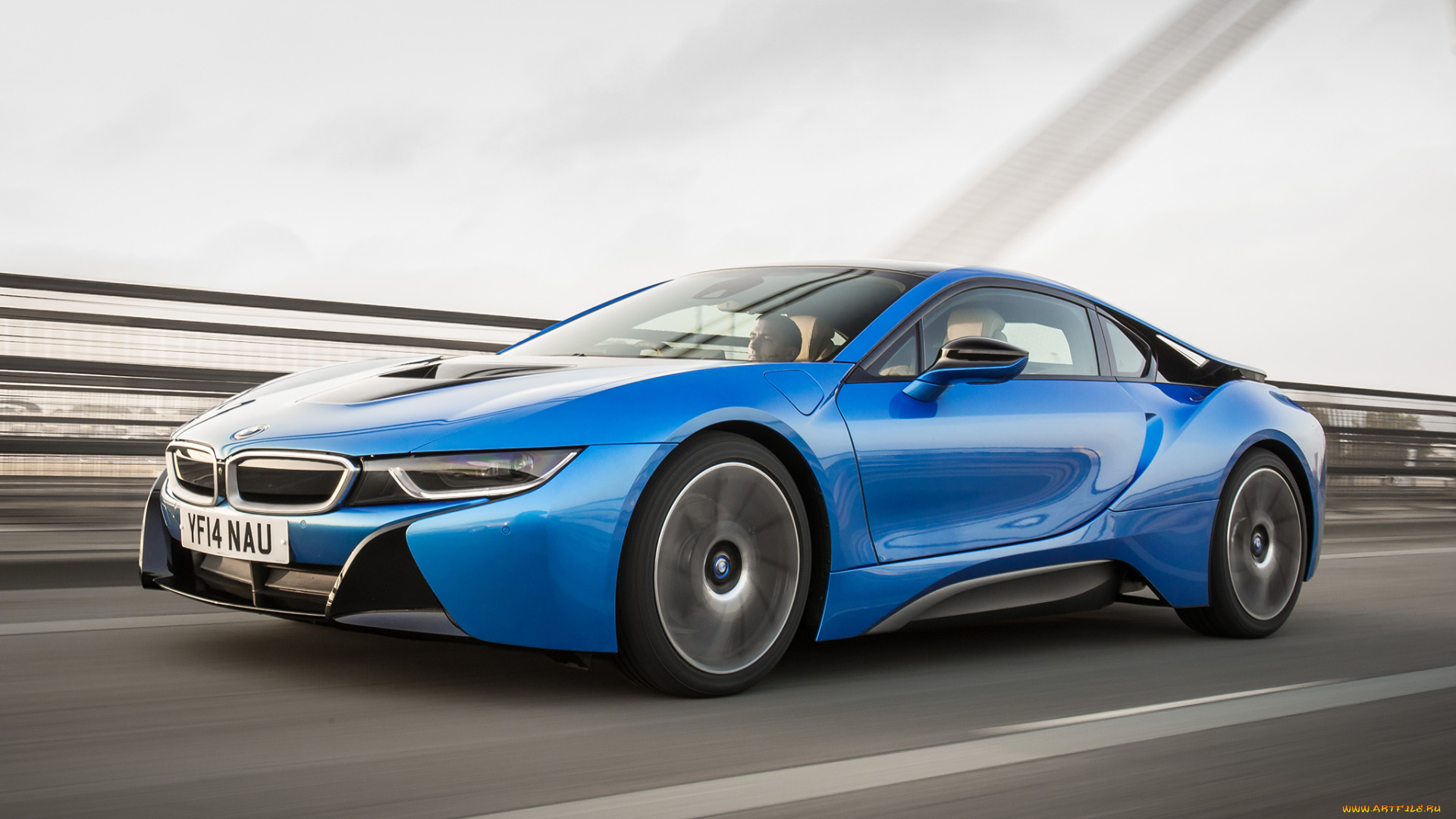 автомобили, bmw, синий, 2014г, uk-spec, i8