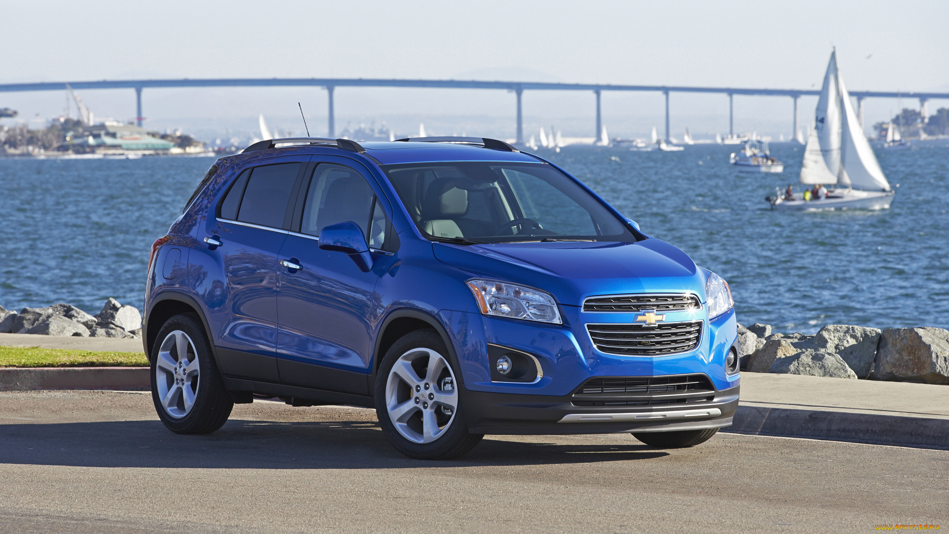 автомобили, chevrolet, 2015г, us-spec, синий, trax