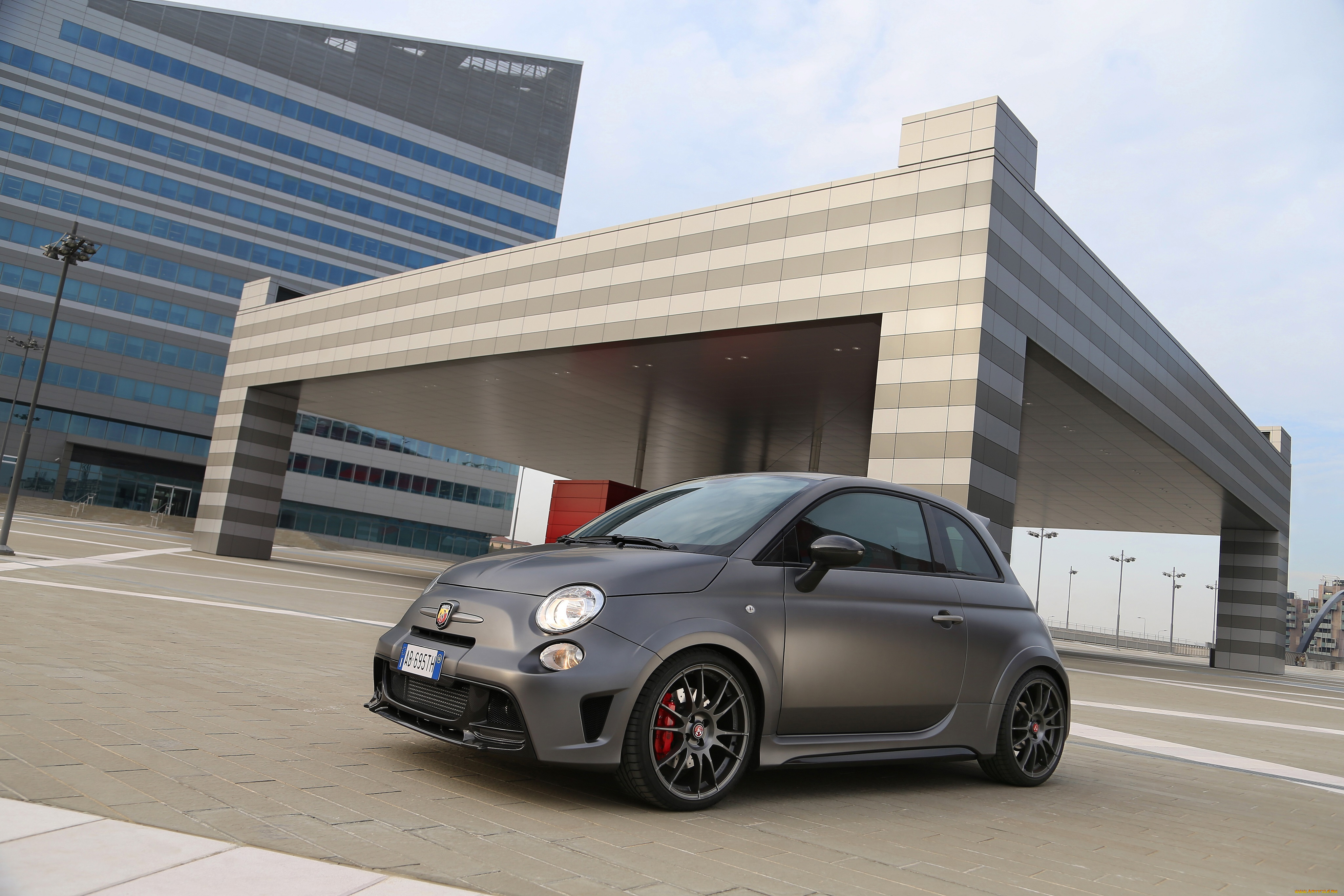 автомобили, fiat, abarth, 695, biposto, 2014г, темный