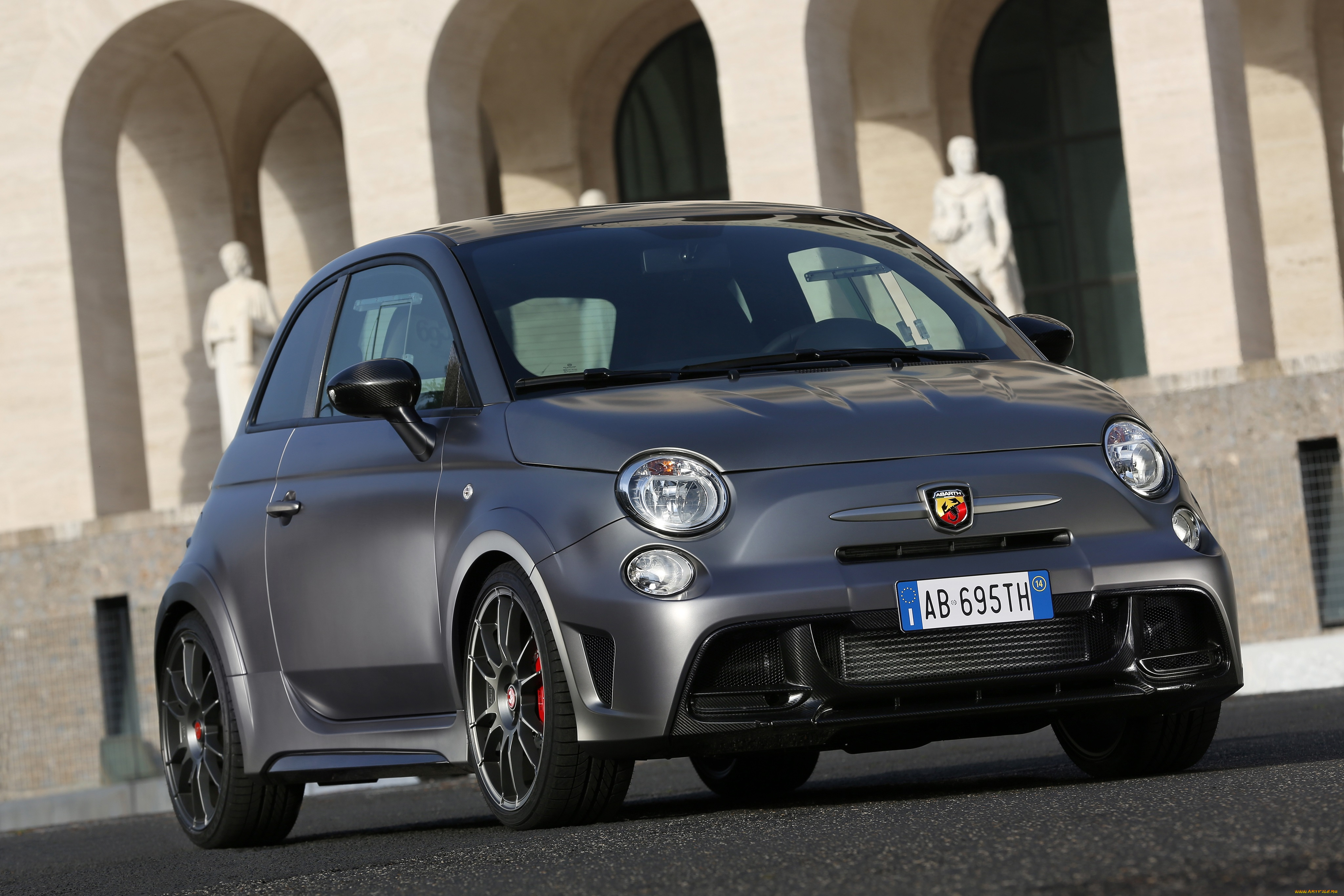 автомобили, fiat, abarth, 695, biposto, 2014г, темный