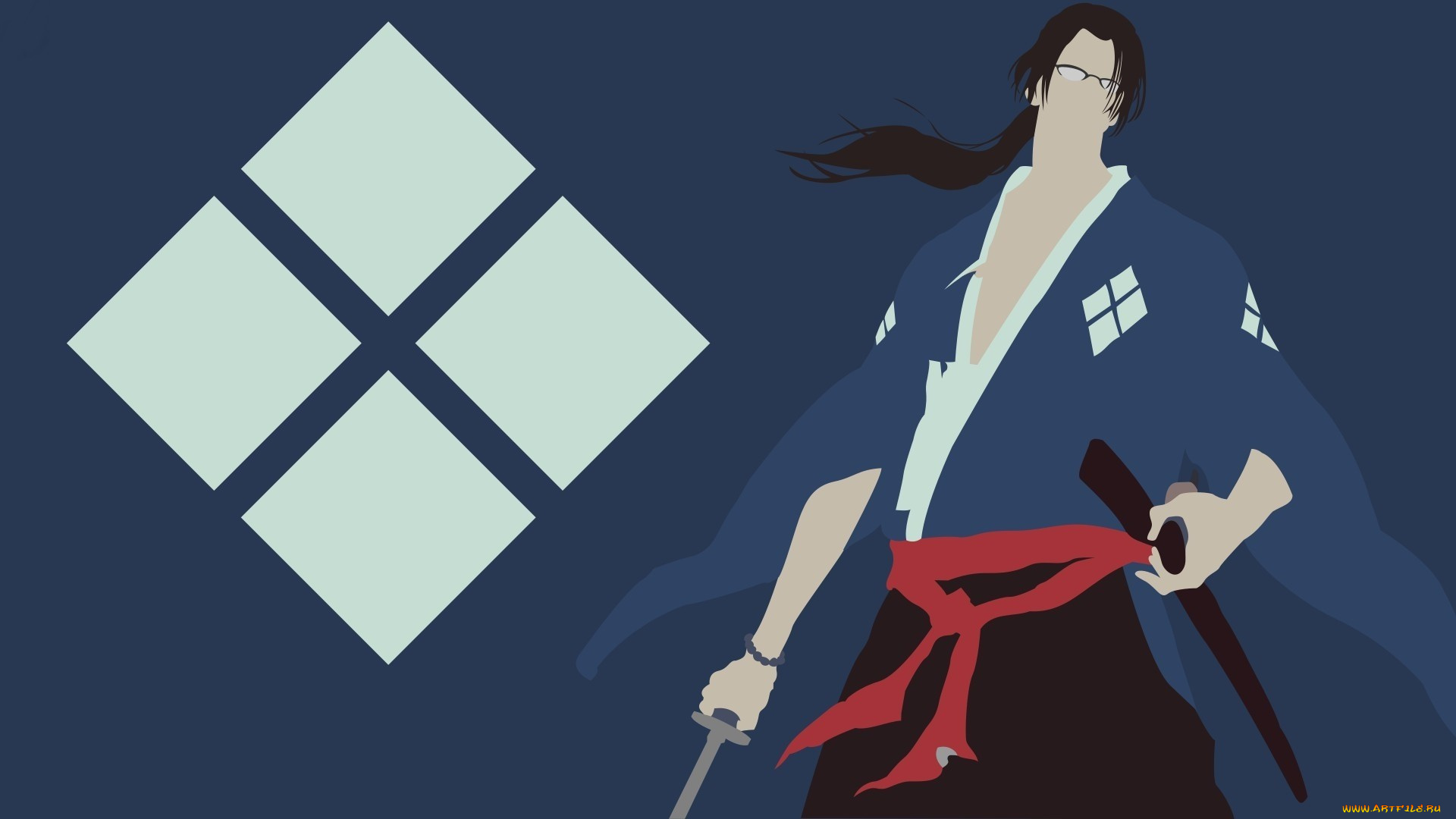 аниме, samurai, champloo, shogunarts98, jin