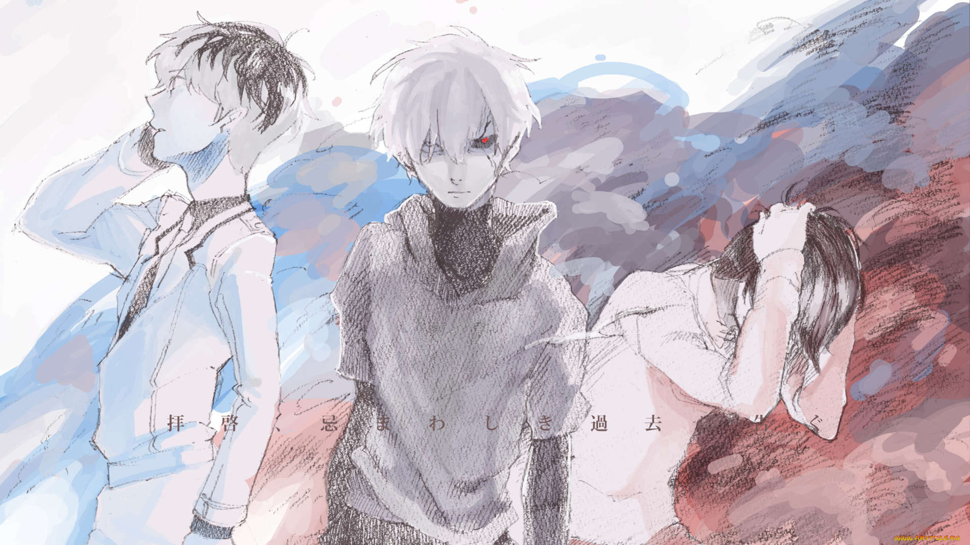 аниме, tokyo, ghoul, tokyo, ghoul, токийский, гуль, art, sasaki, haise, kaneki, ken