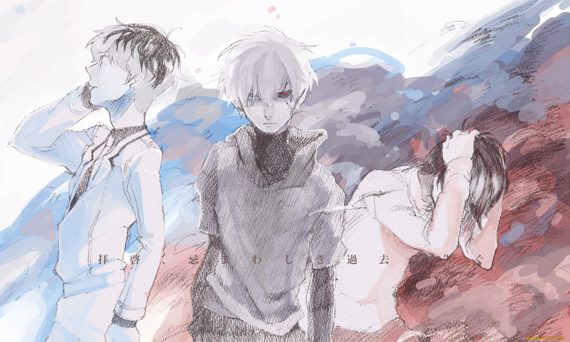 аниме, tokyo, ghoul, tokyo, ghoul, токийский, гуль, art, sasaki, haise, kaneki, ken