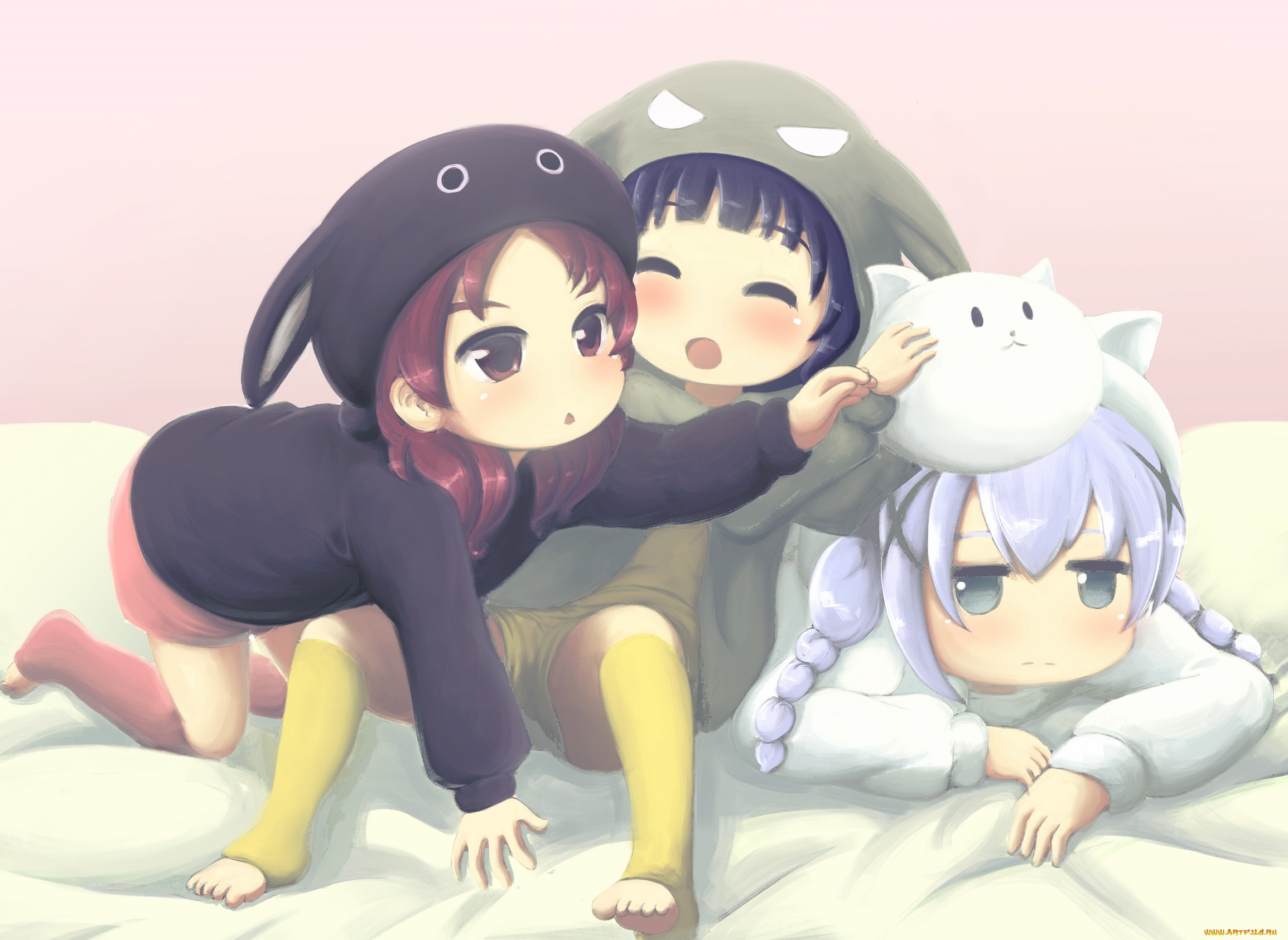 аниме, gochuumon, wa, usagi, desu, ka, natsu, megumi, jouga, maya, kafuu, chino, thesdroz, малыши, девочки, tippy, gochuumon, wa, usagi, desu, ka, арт