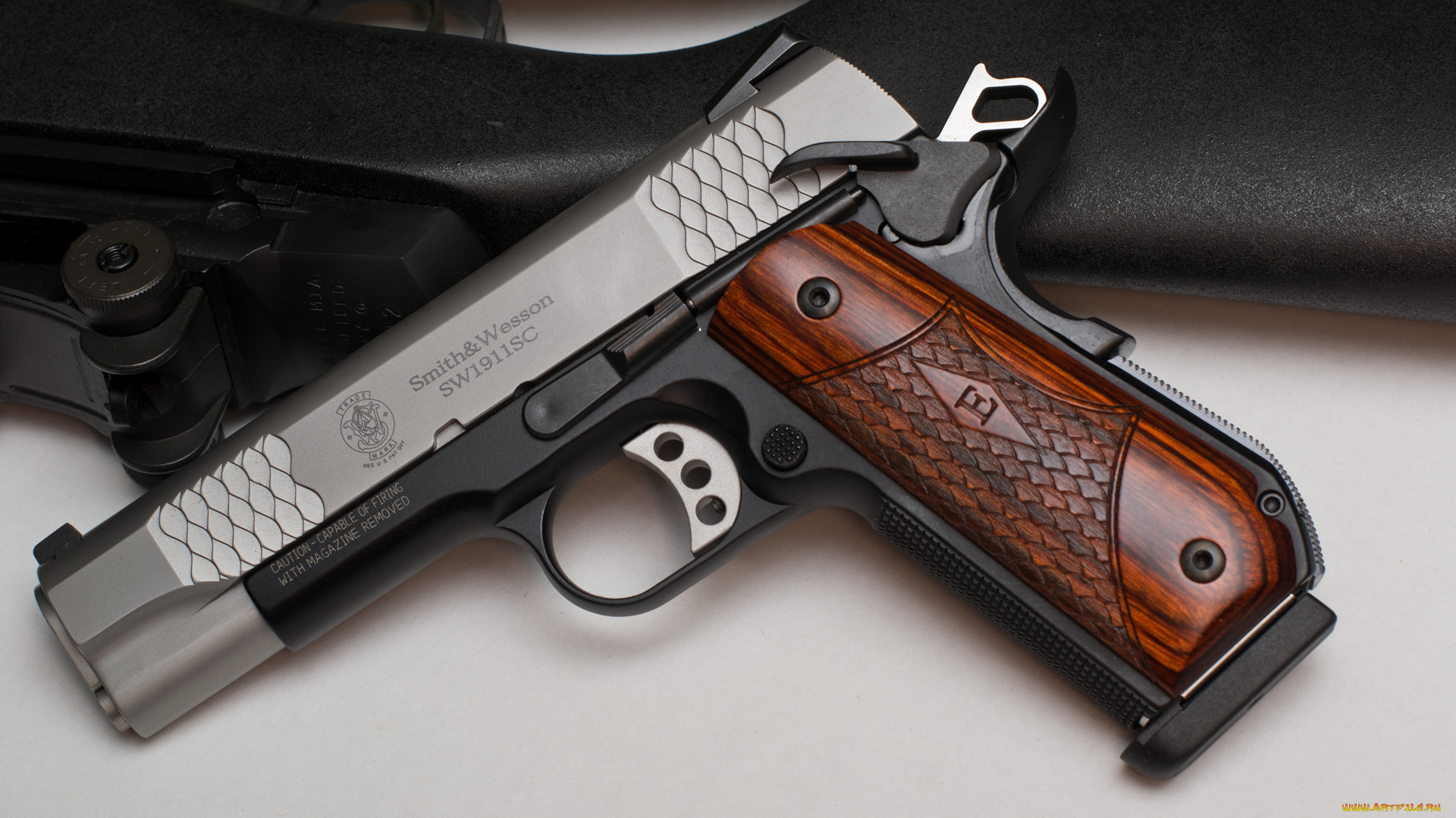 оружие, пистолеты, пистолет, e-series, sw1911sc, wesson, smith, amp