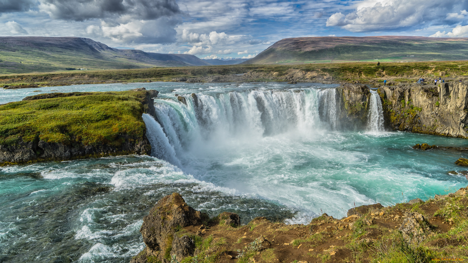 природа, водопады, простор