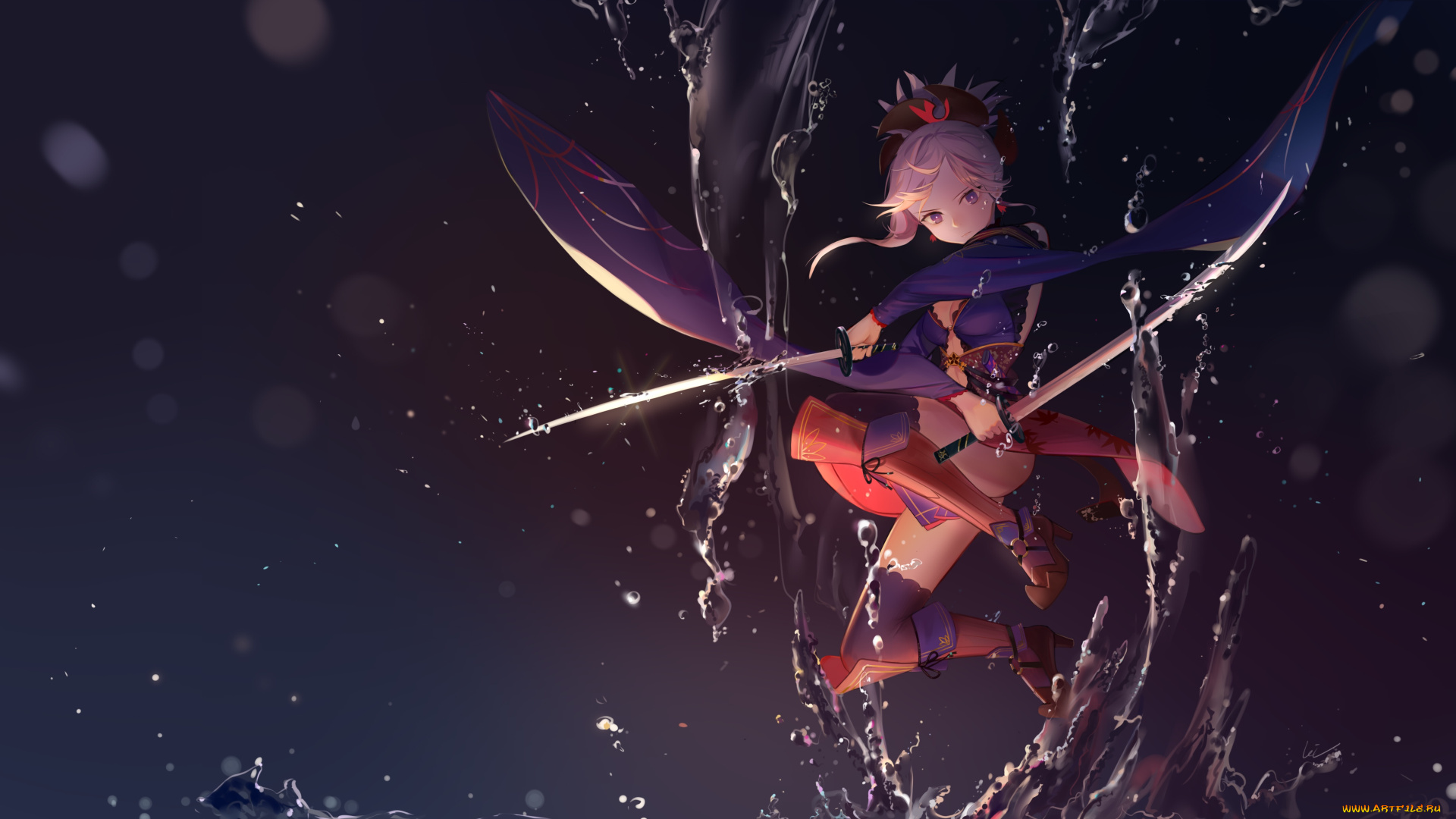 аниме, fate, stay, night, , grand, order, , apocrypha, leiq, miyamoto, musashi, grand, order