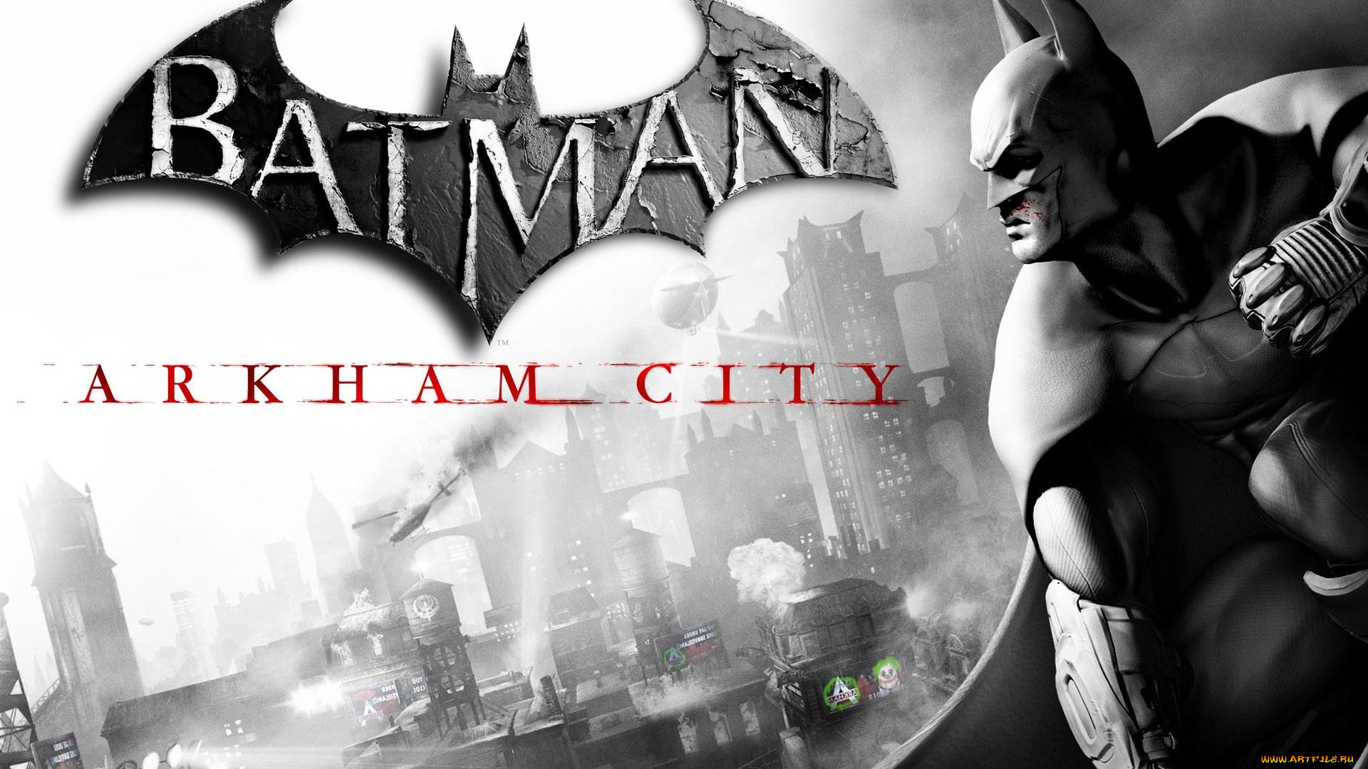 batman, arkham, city, видео, игры