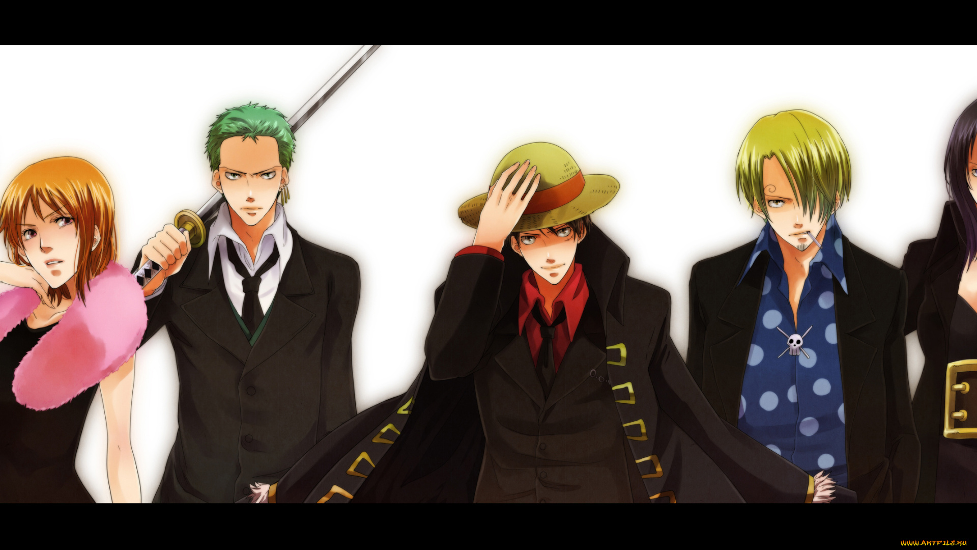 аниме, one, piece, nami, monkey, d, luffy, <b>sanji</b>, roronoa, <b>zoro</b>, usopp, cho...