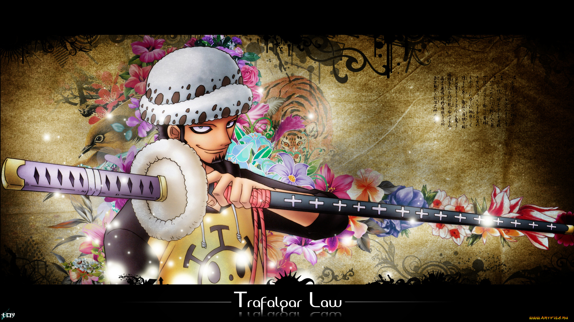 аниме, one, piece, trafalgar, law