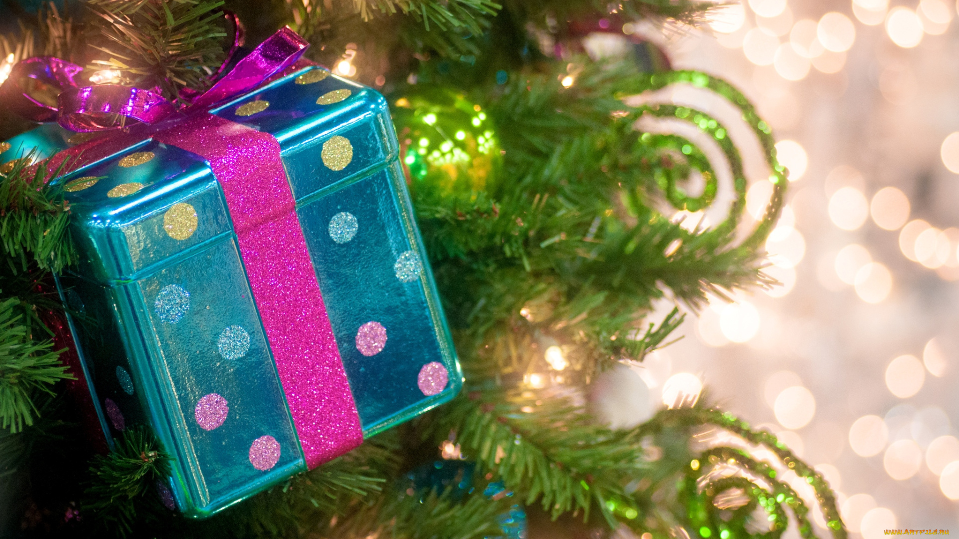 праздничные, подарки, коробочки, коробочка, елка