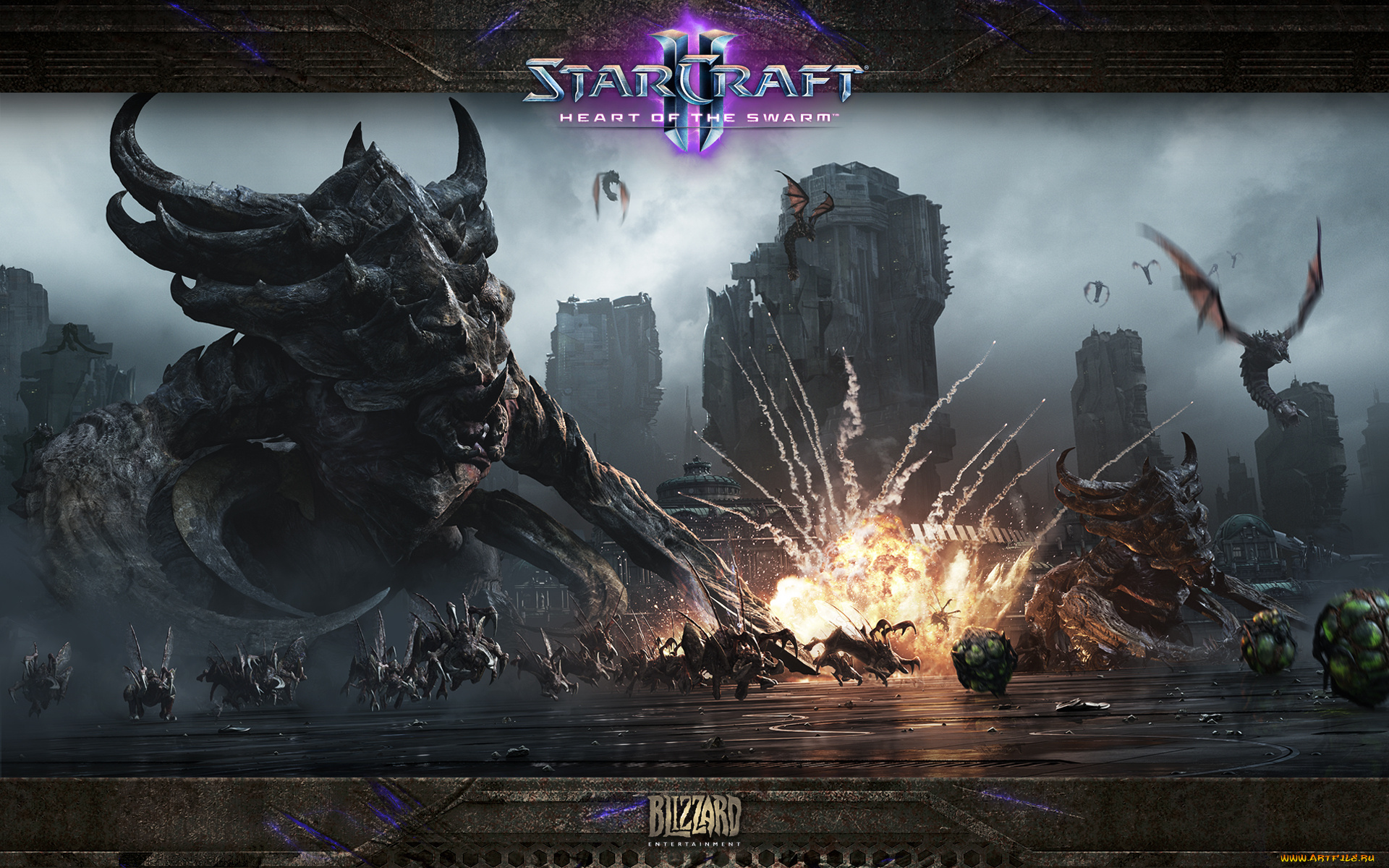 starcraft, ii, heart, of, the, swarm, видео, игры, битва