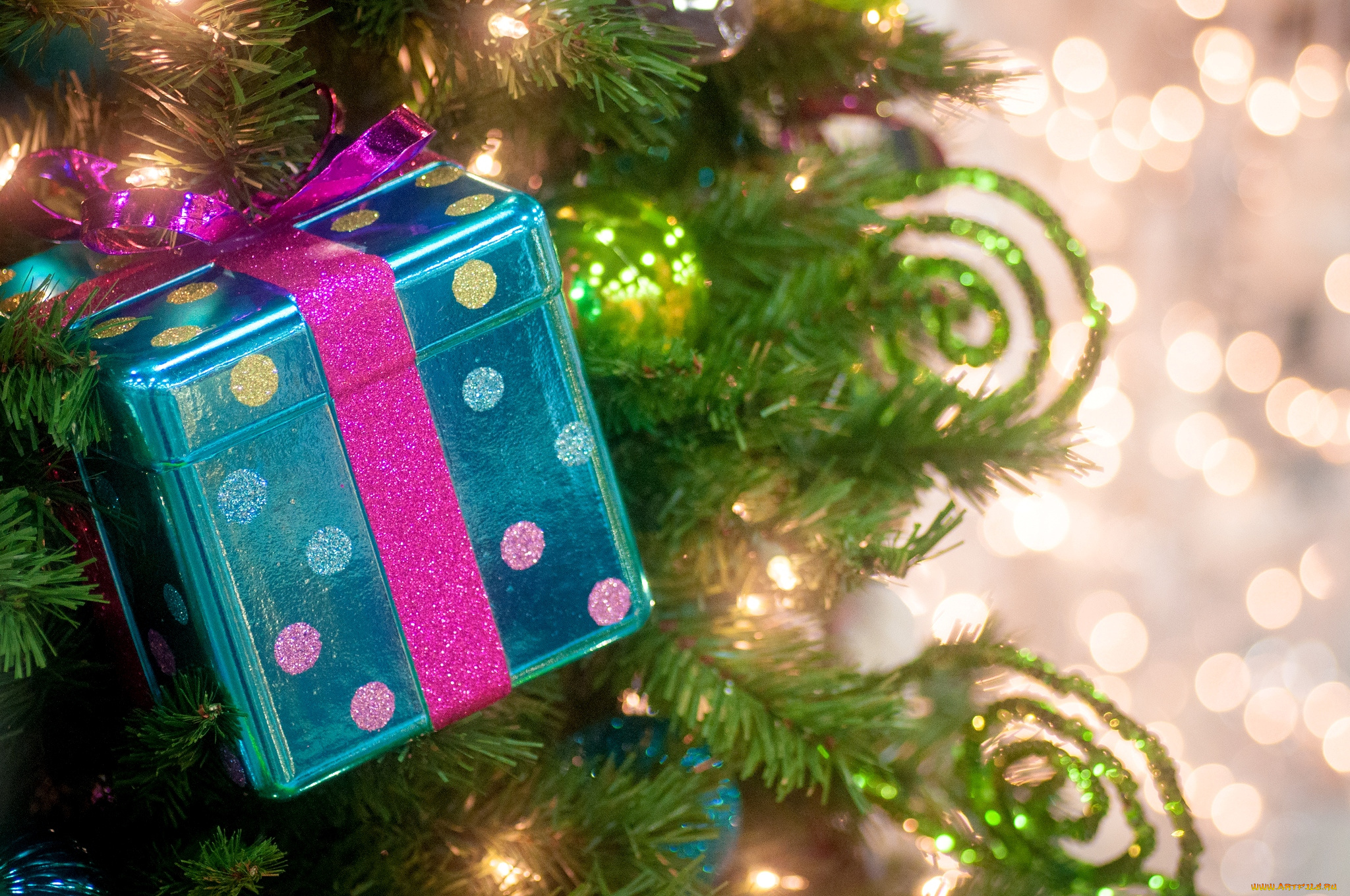 праздничные, подарки, коробочки, коробочка, елка