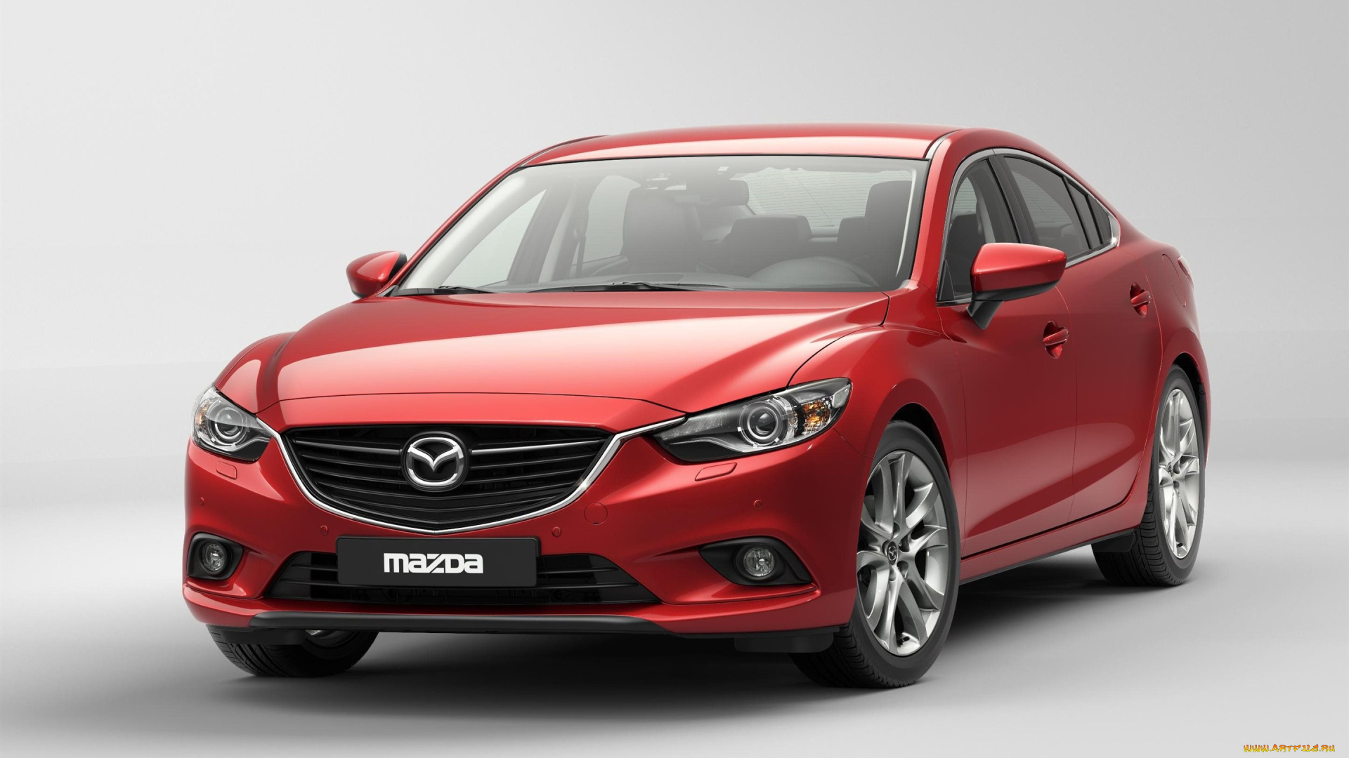 автомобили, mazda, красная