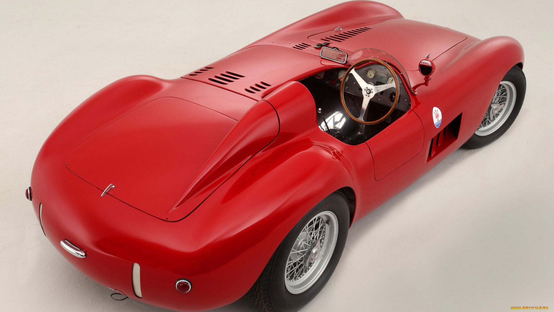 maserati, 300s, 1956, автомобили, maserati, 300s, 1956, красный