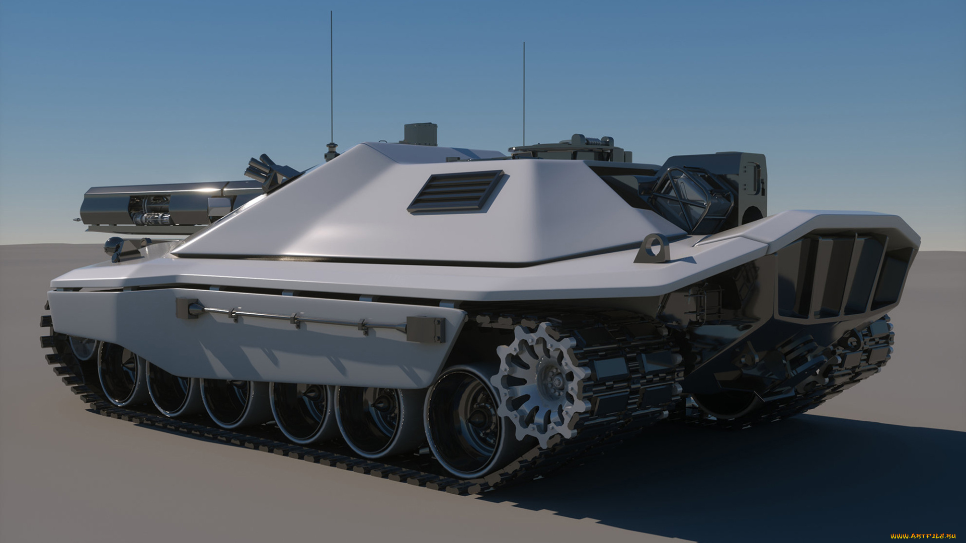 sci-fi, future, tank, concept, техника, 3d, sci-fi, future, tank, concept