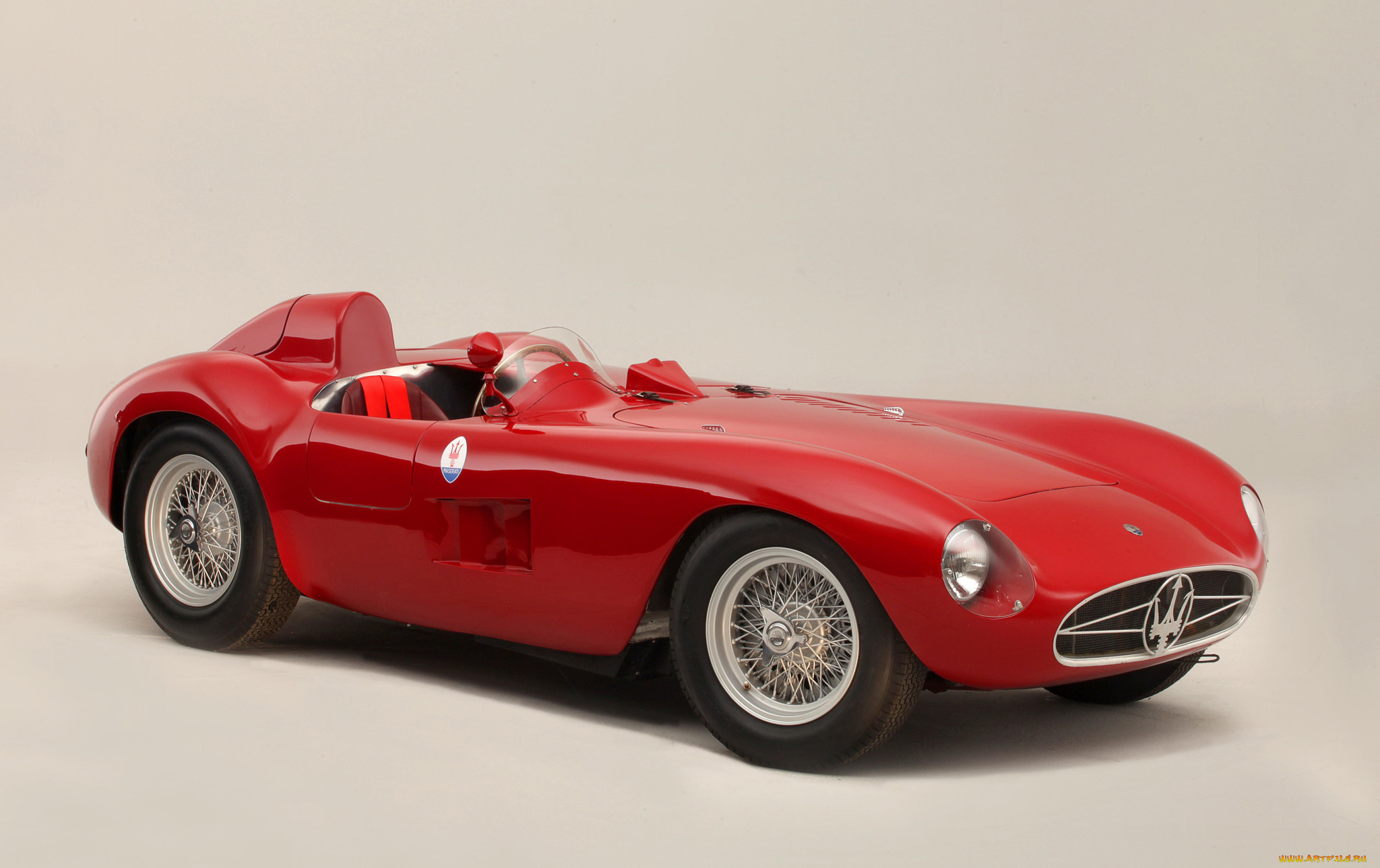 maserati, 300s, 1956, автомобили, maserati, 1956, красный, 300s