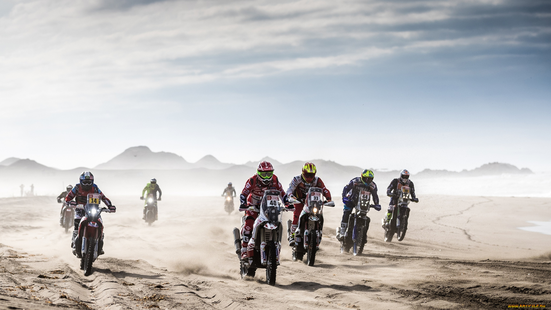спорт, мотокросс, ралли, пустыня, мотоцикл, песок, париж, дакар, гонки