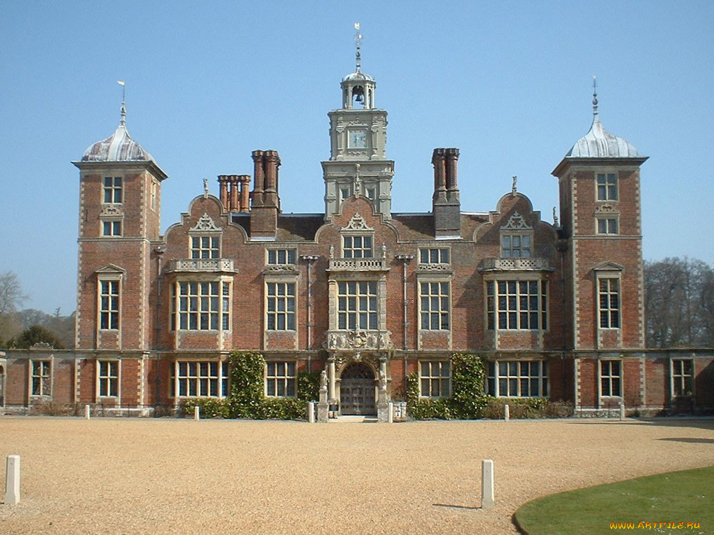 blickling, hall, uk, города, дворцы, замки, крепости