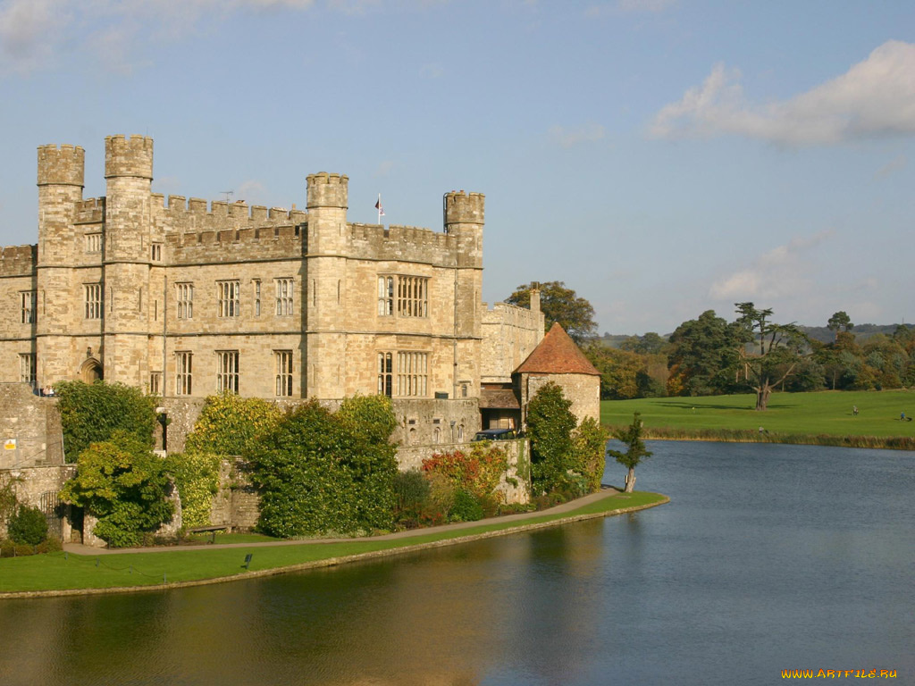 leeds, castle, uk, города, дворцы, замки, крепости