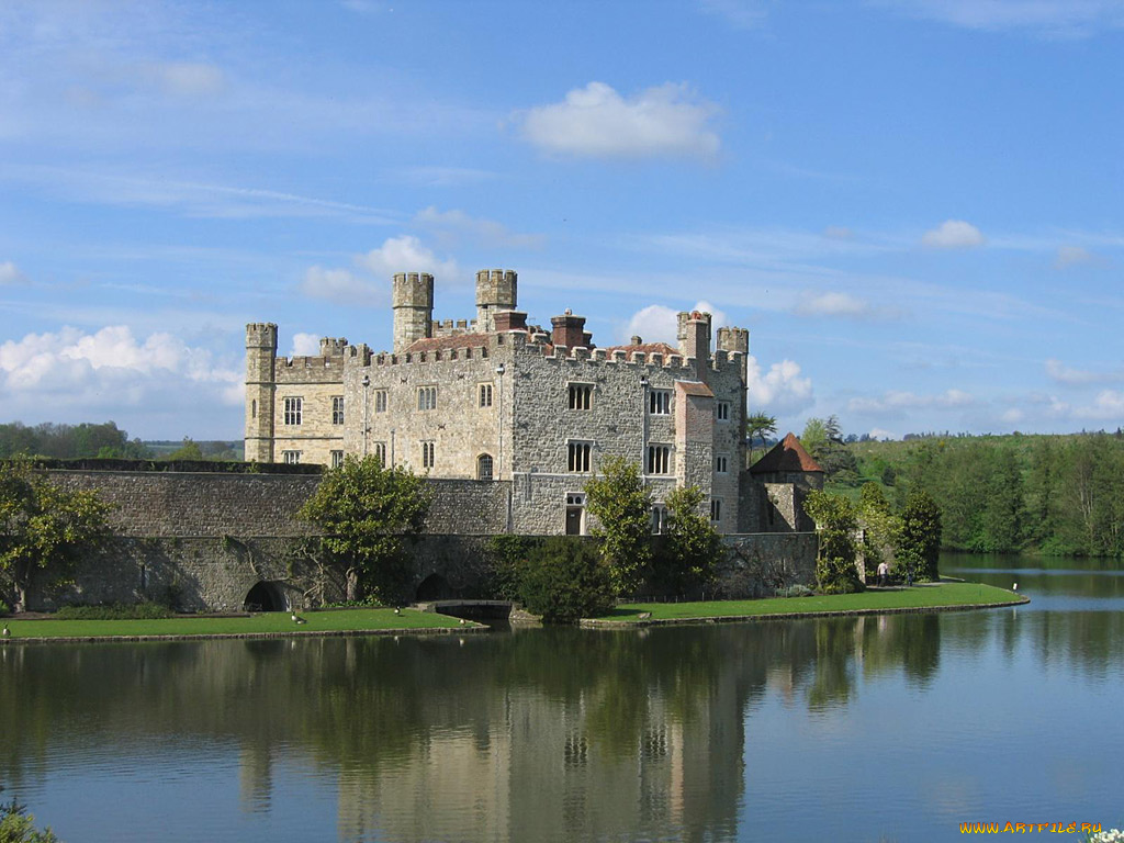 leeds, castle, uk, города, дворцы, замки, крепости