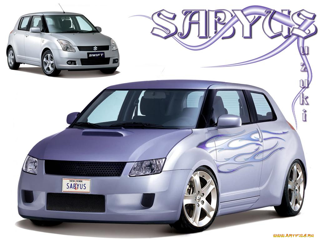 suzuki, swift, virtual, автомобили
