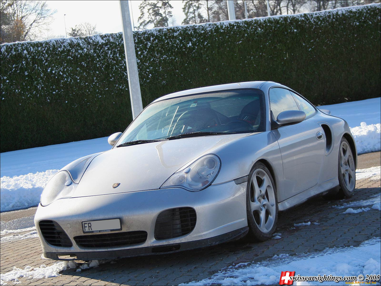 porsche, 996, turbo, автомобили