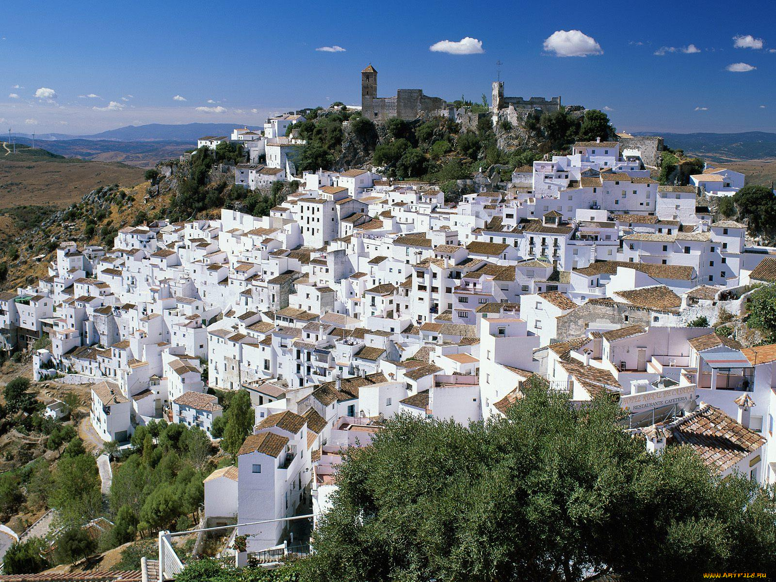 casares, spain, города, панорамы