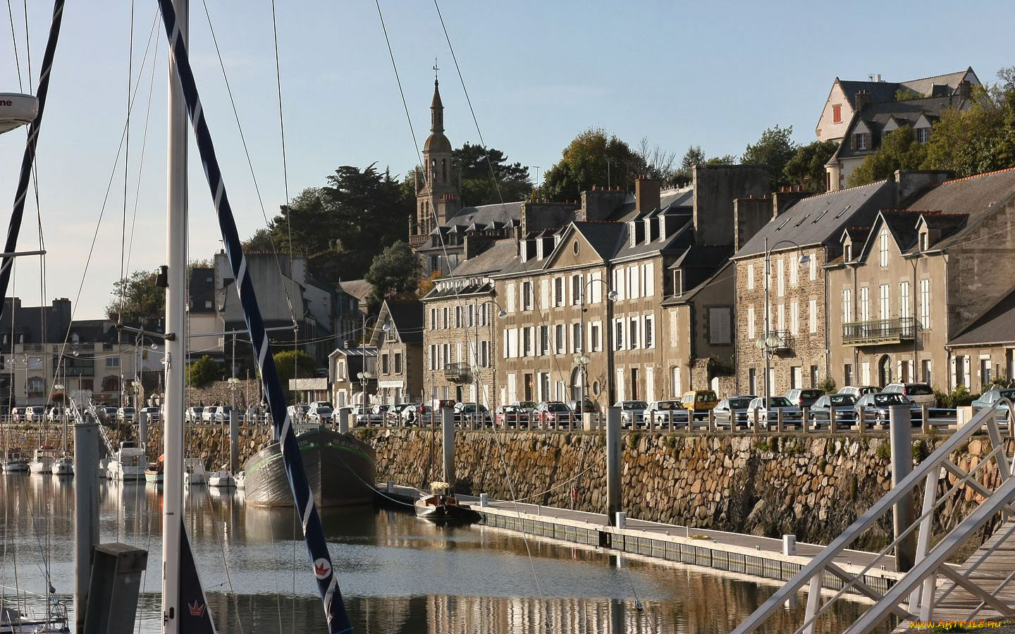 binic, france, города, улицы, площади, набережные