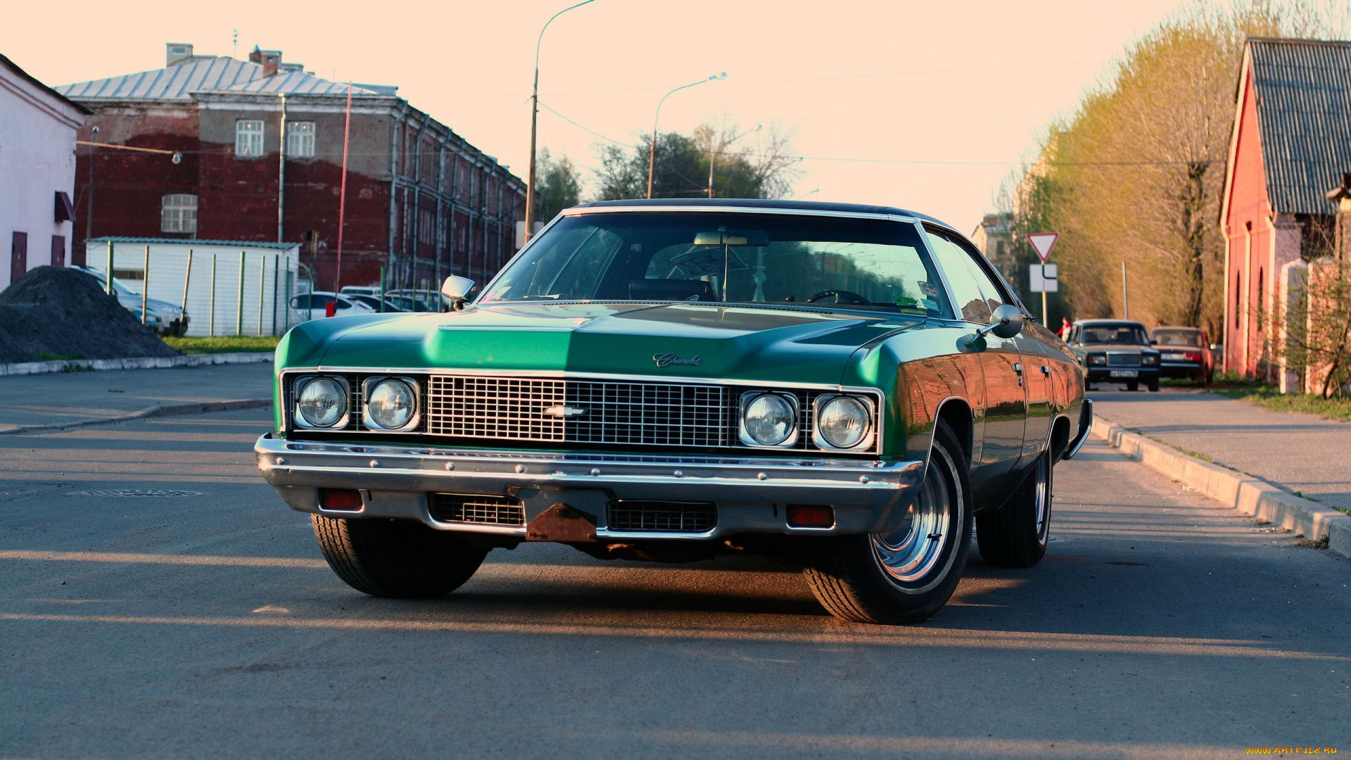 1973, chevrolet, impala, автомобили