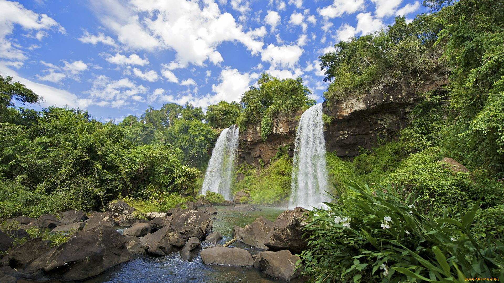 природа, водопады, iguazu