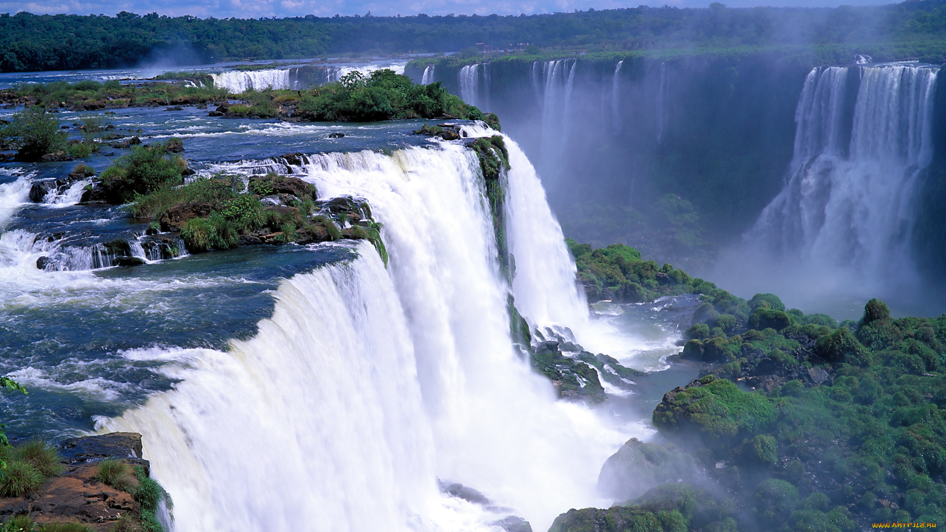 природа, водопады, iguazu