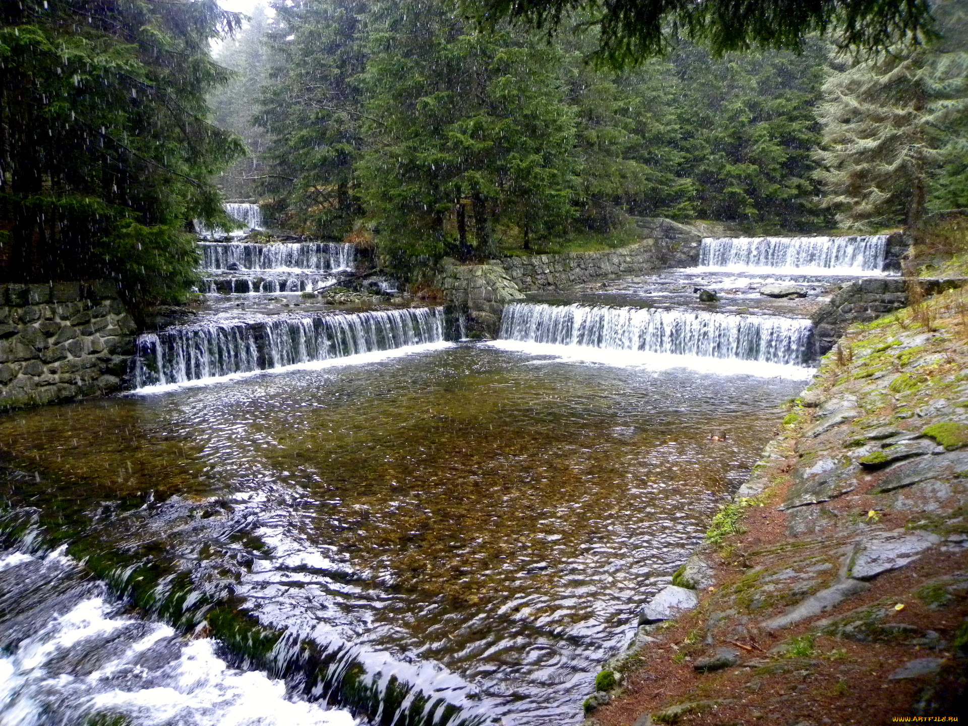 природа, реки, озера, река, пороги