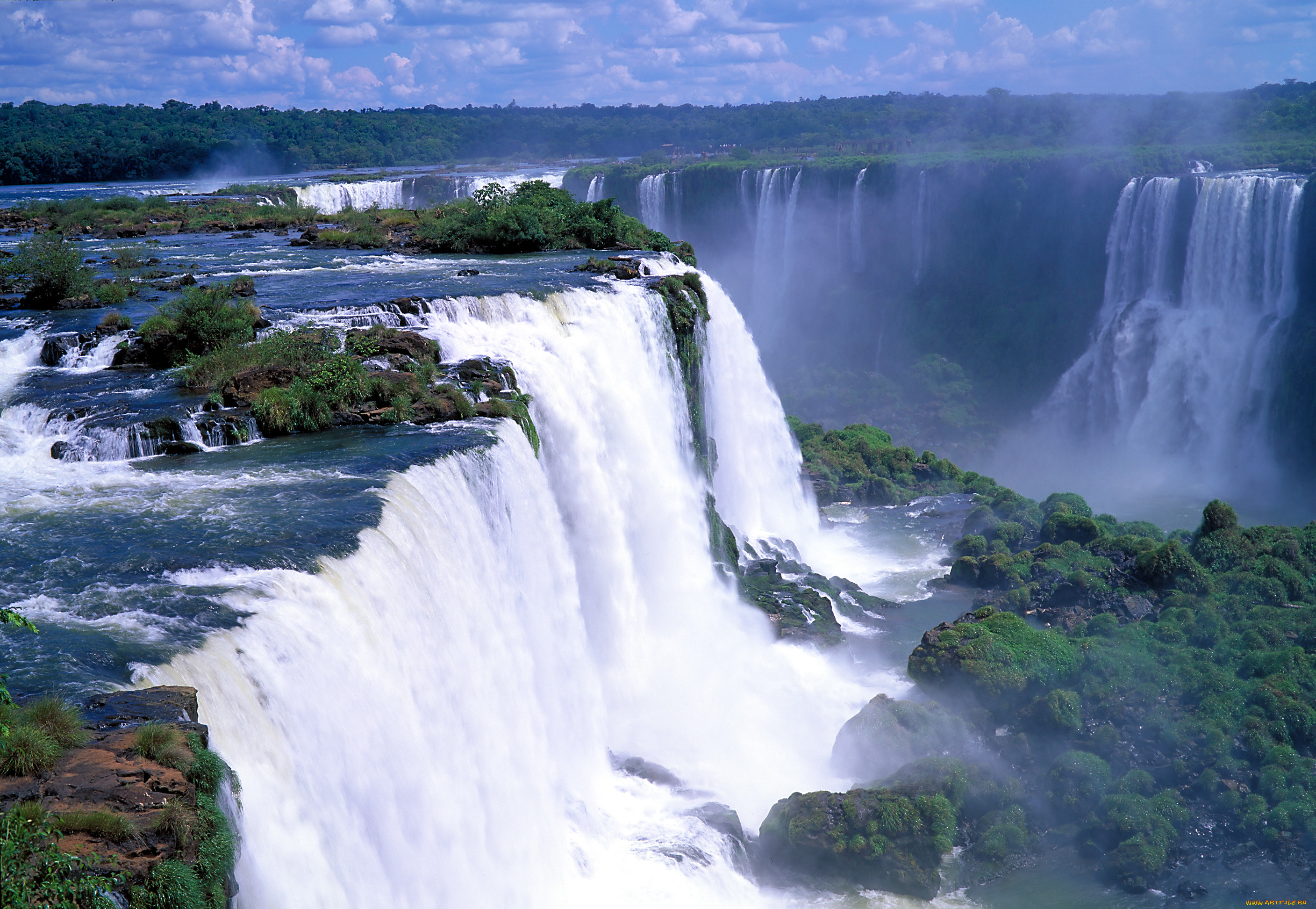 природа, водопады, iguazu