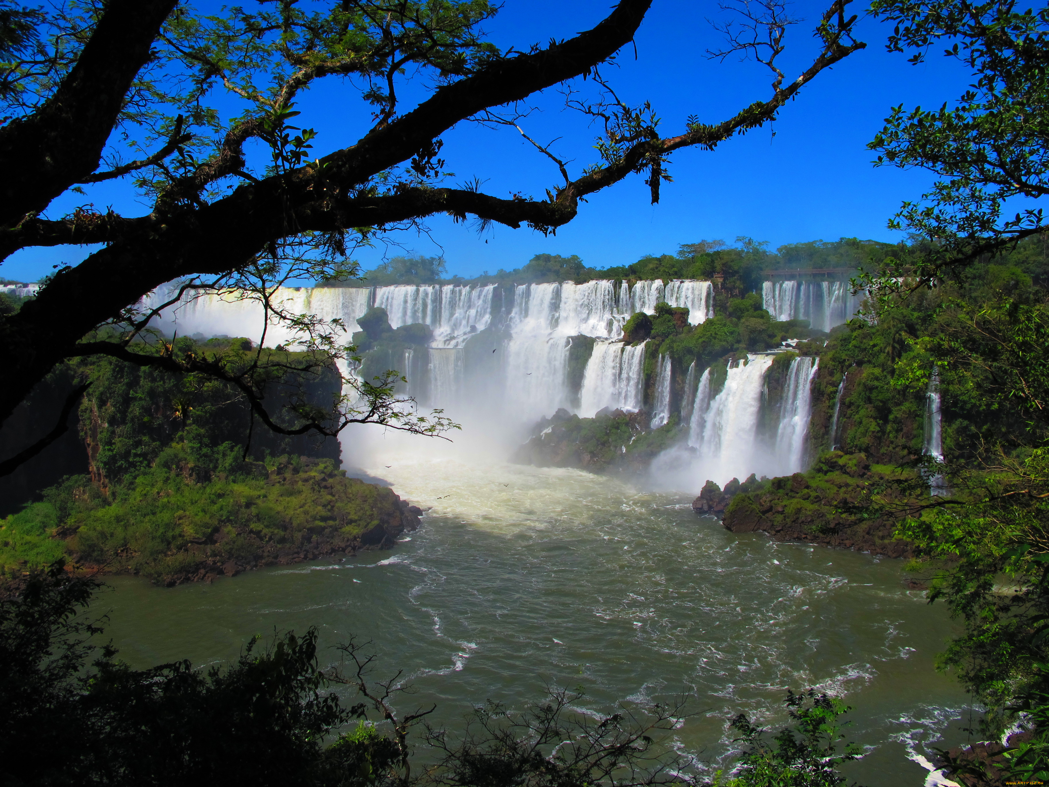 природа, водопады, iguazu