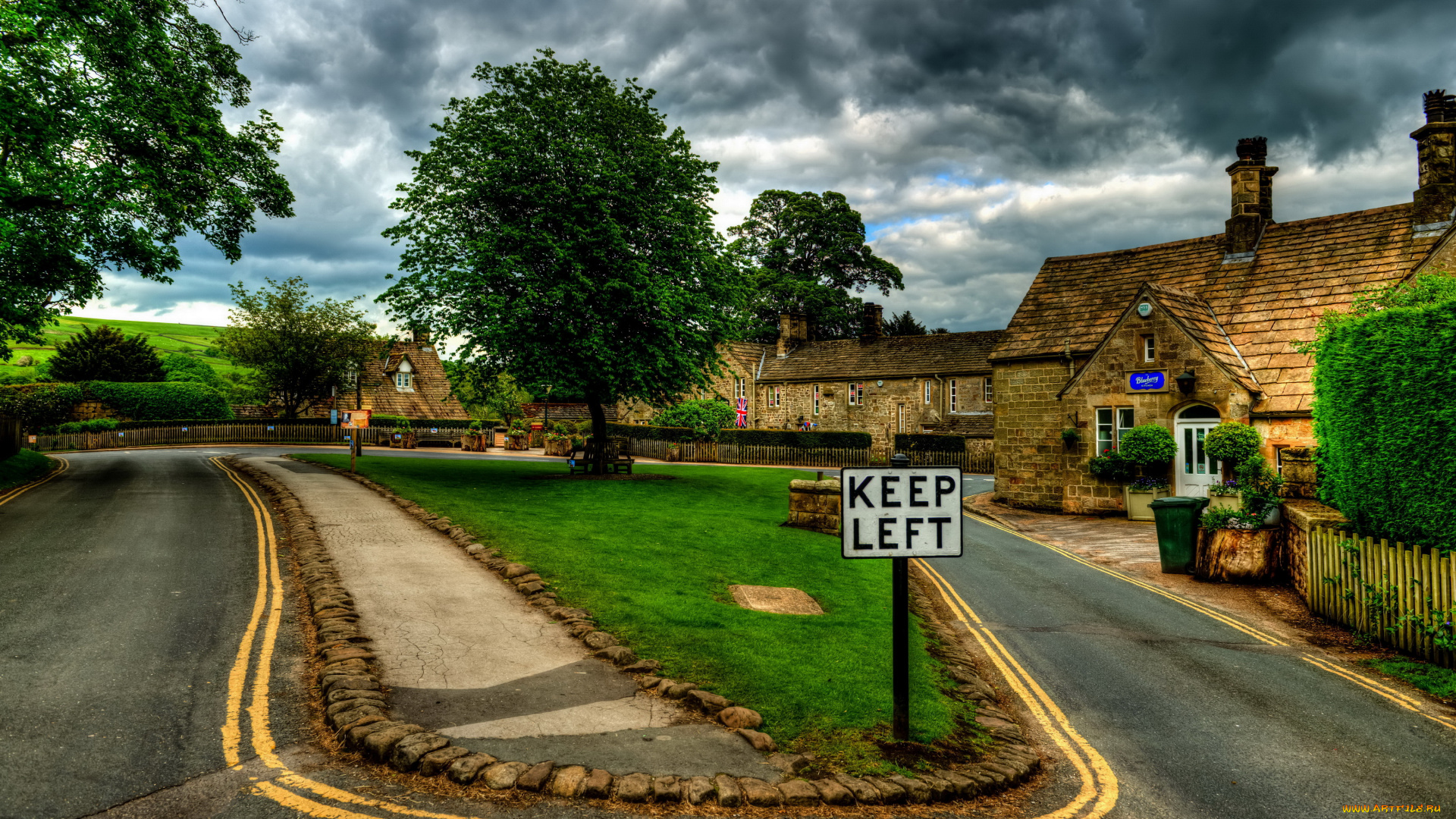 bolton, abbey, village, йоркшир, англия, города, улицы, площади, набережные, дорога, пейзаж