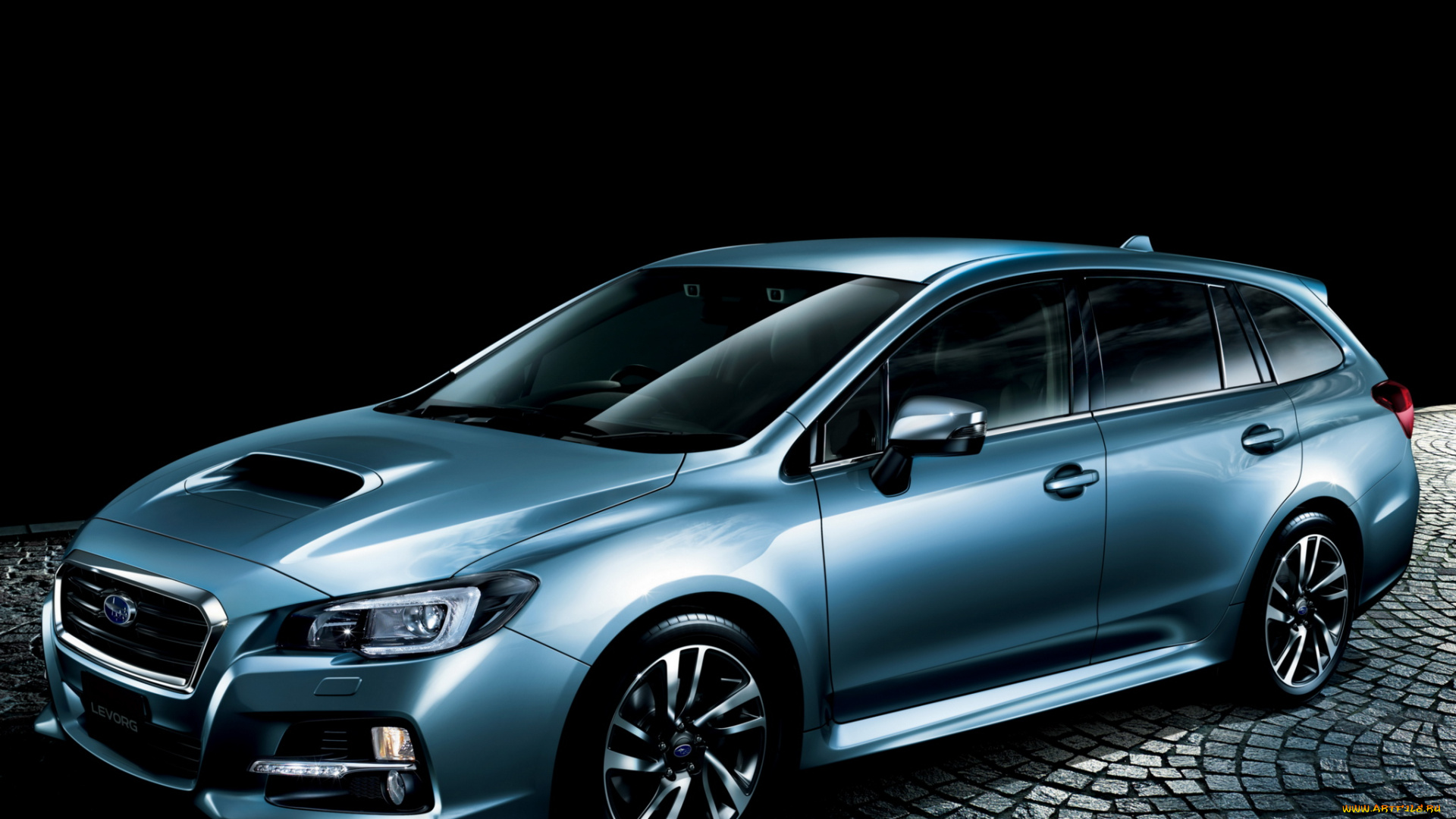 автомобили, subaru, levorg, синий, 2013