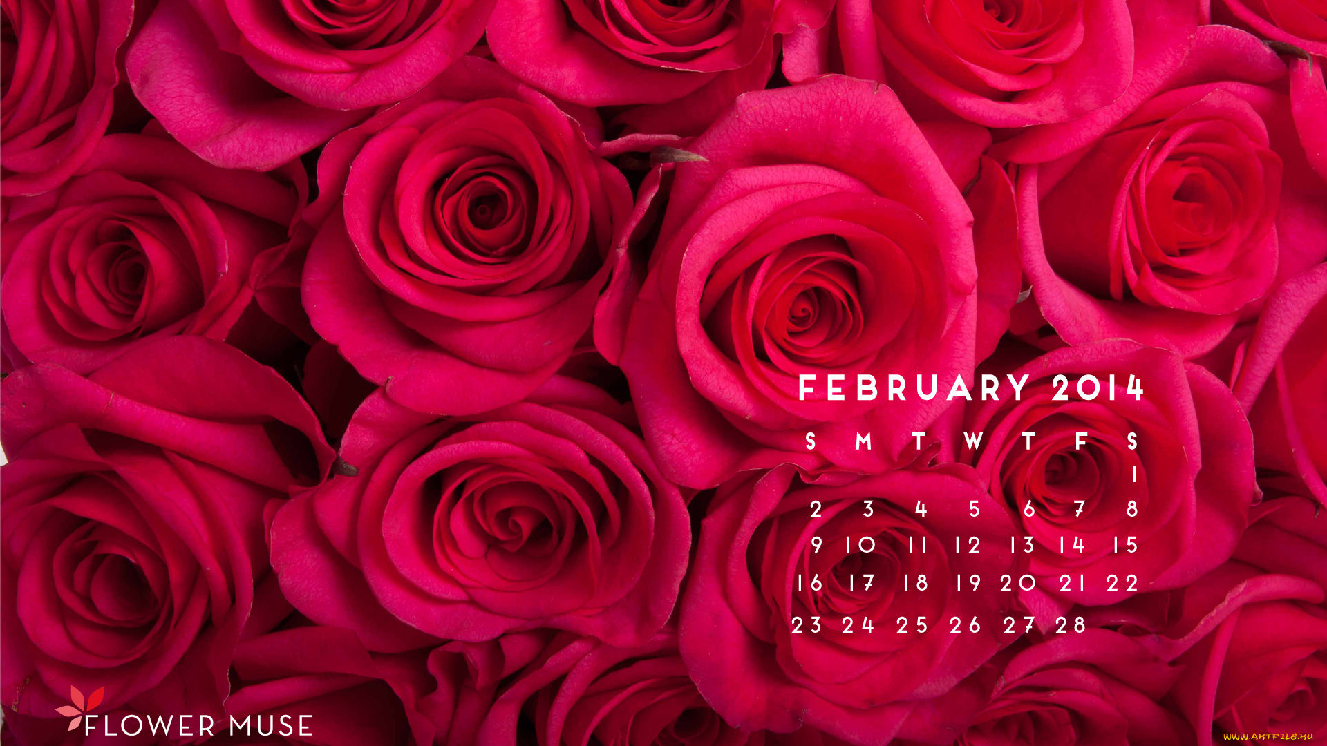 календари, цветы, розы
