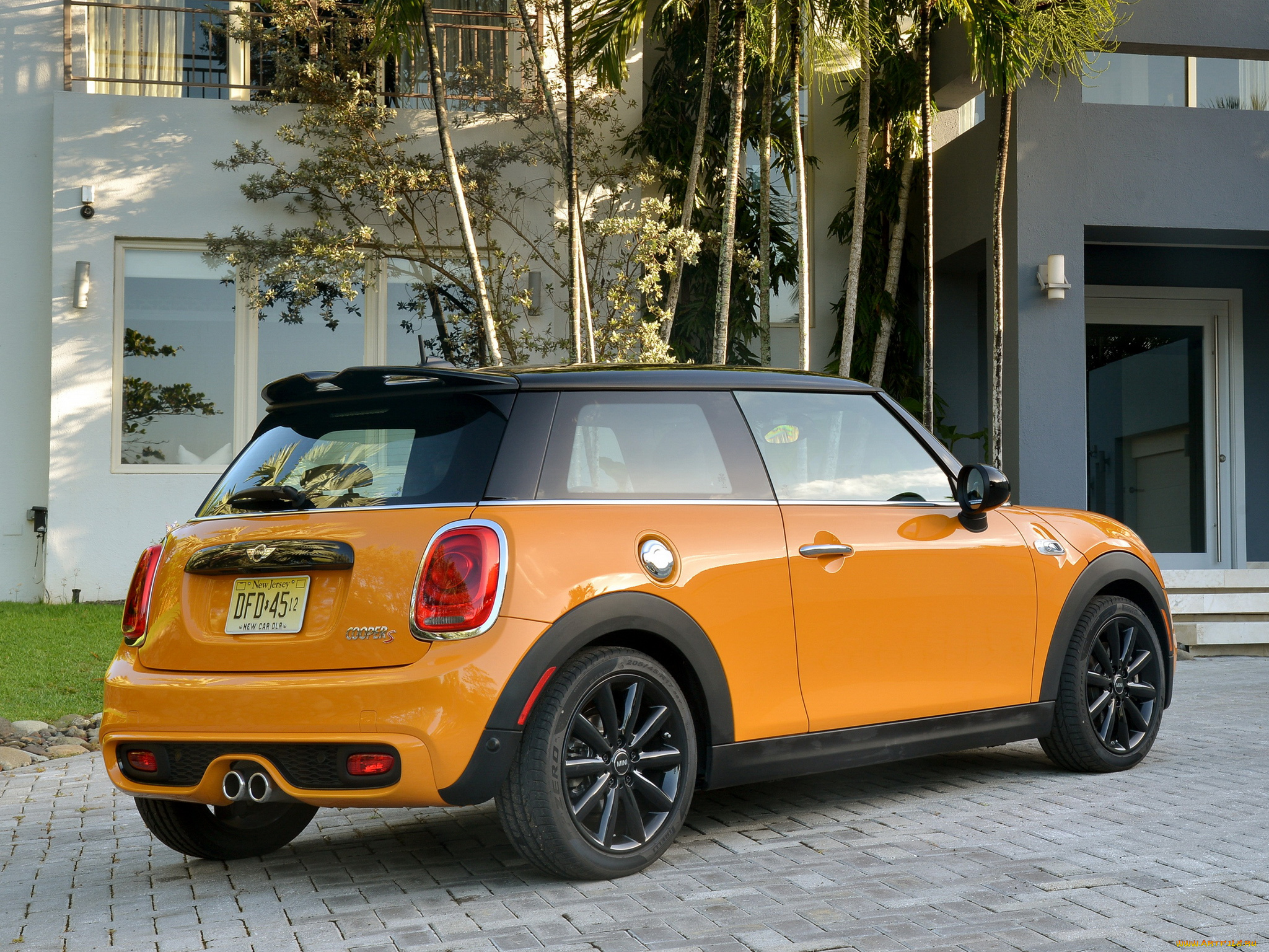 автомобили, mini, f56, us-spec, cooper, s, 2014, желтый