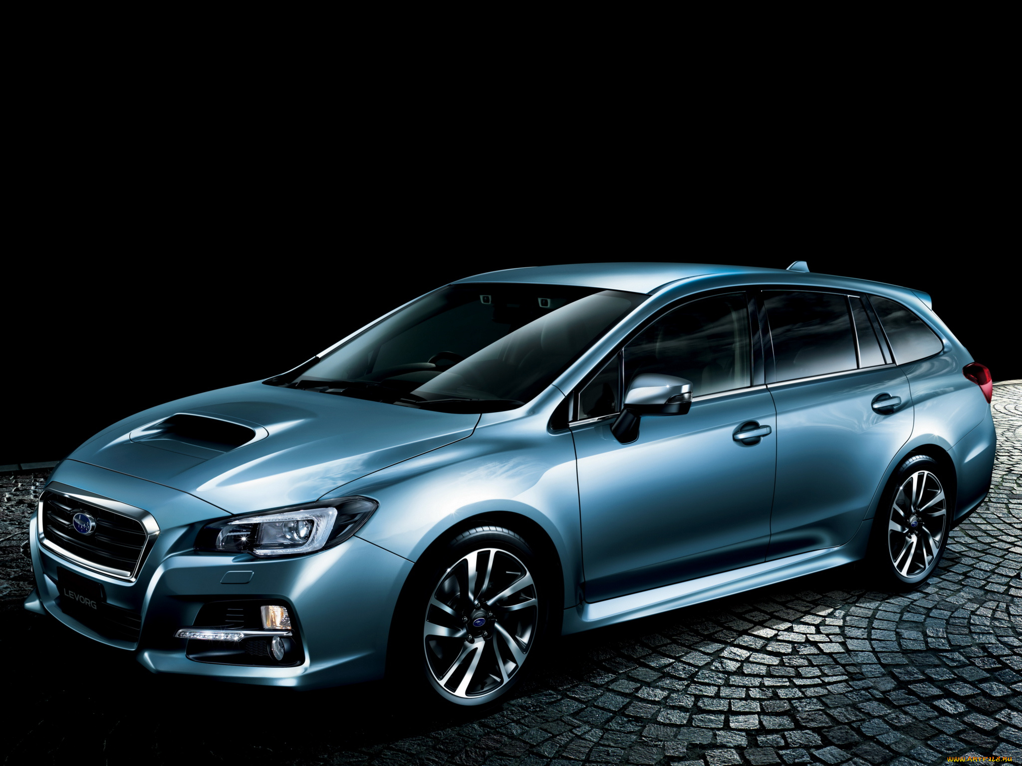 автомобили, subaru, levorg, синий, 2013