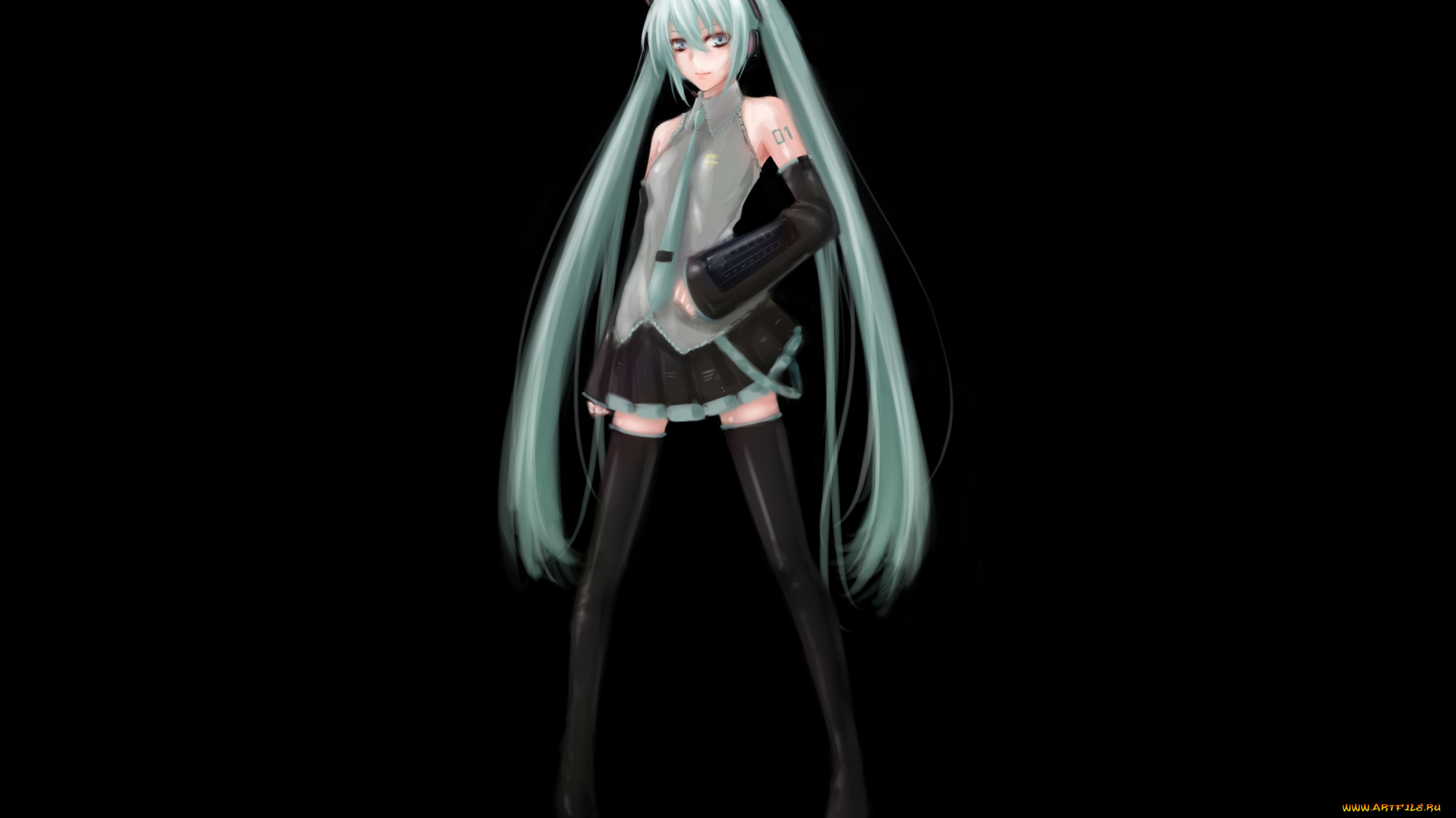 аниме, vocaloid, hatsune, miku, prime