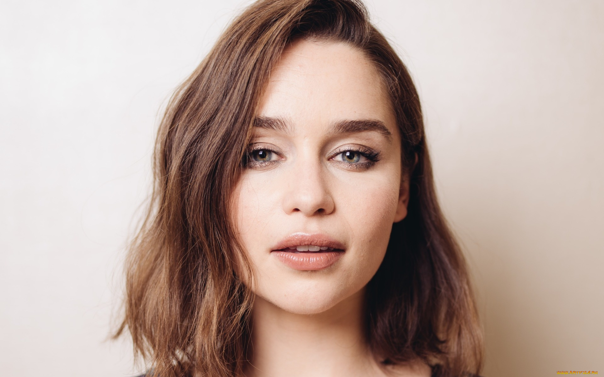 девушки, emilia, clarke, взгляд