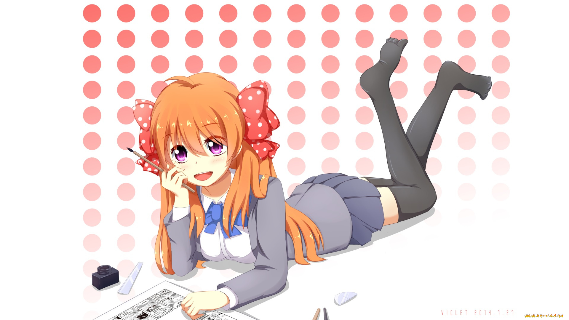 аниме, gekkan, shoujo, nozaki-kun, sakura, chiyo