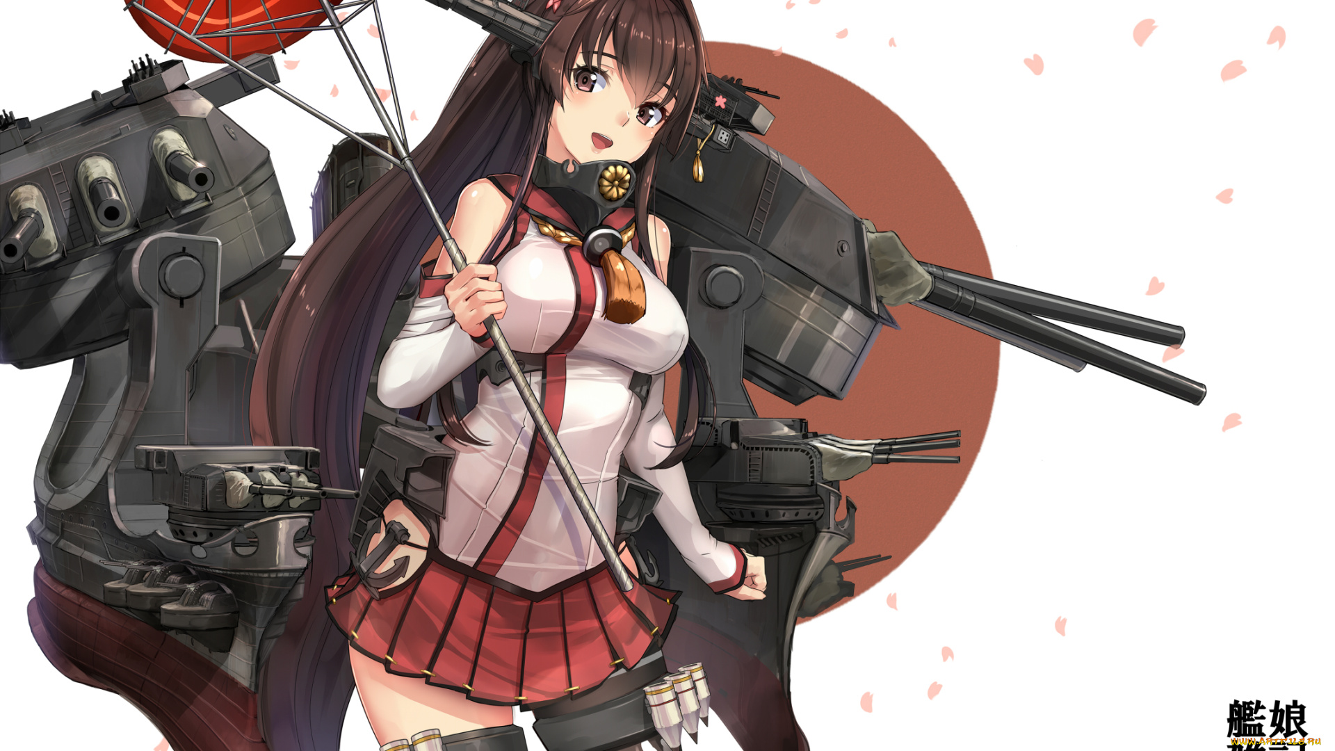 аниме, kantai, collection, yamato